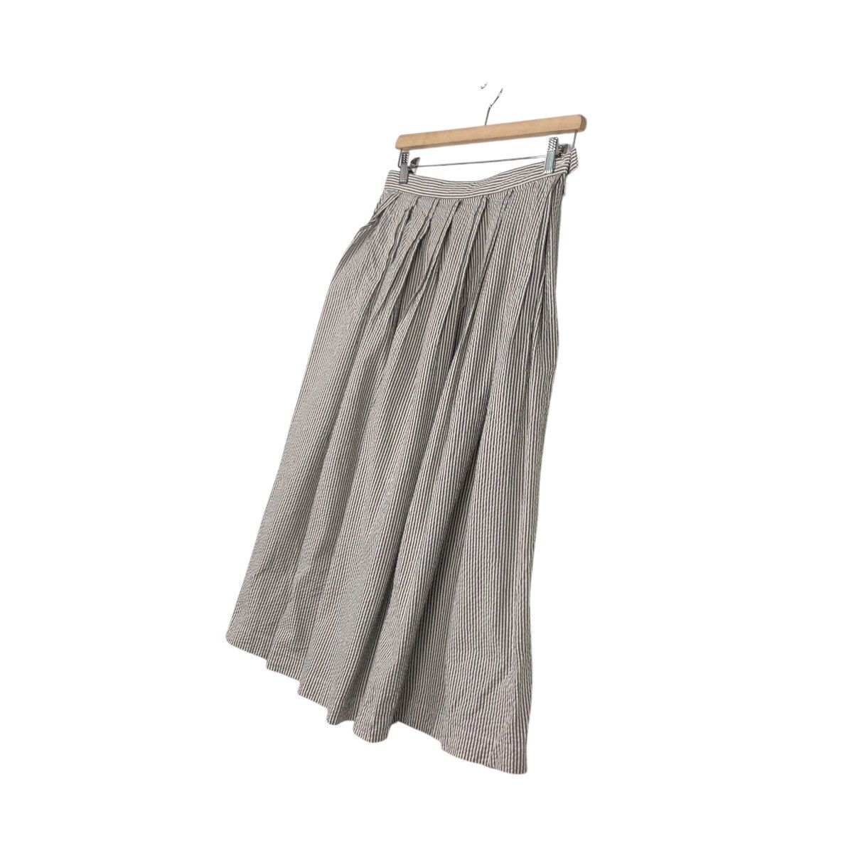 Issey Miyake 📌Vintage Hickory Chore Worker Skirt Mademoiselle Non Non Size 28" / US 6 / IT 42 - 3 Thumbnail