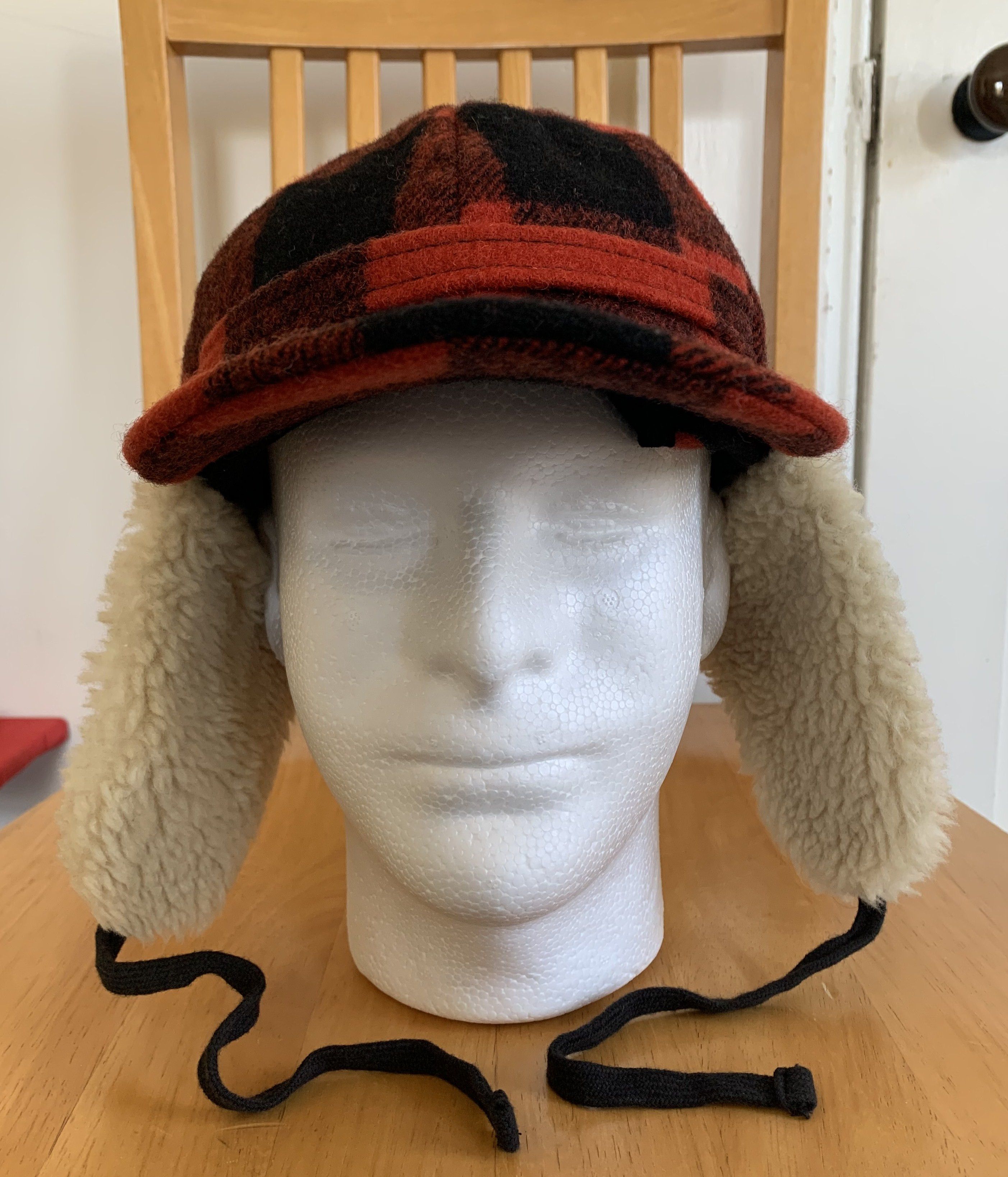 Number (N)ine FW08 Wool Check Hat Size ONE SIZE - 1 Thumbnail