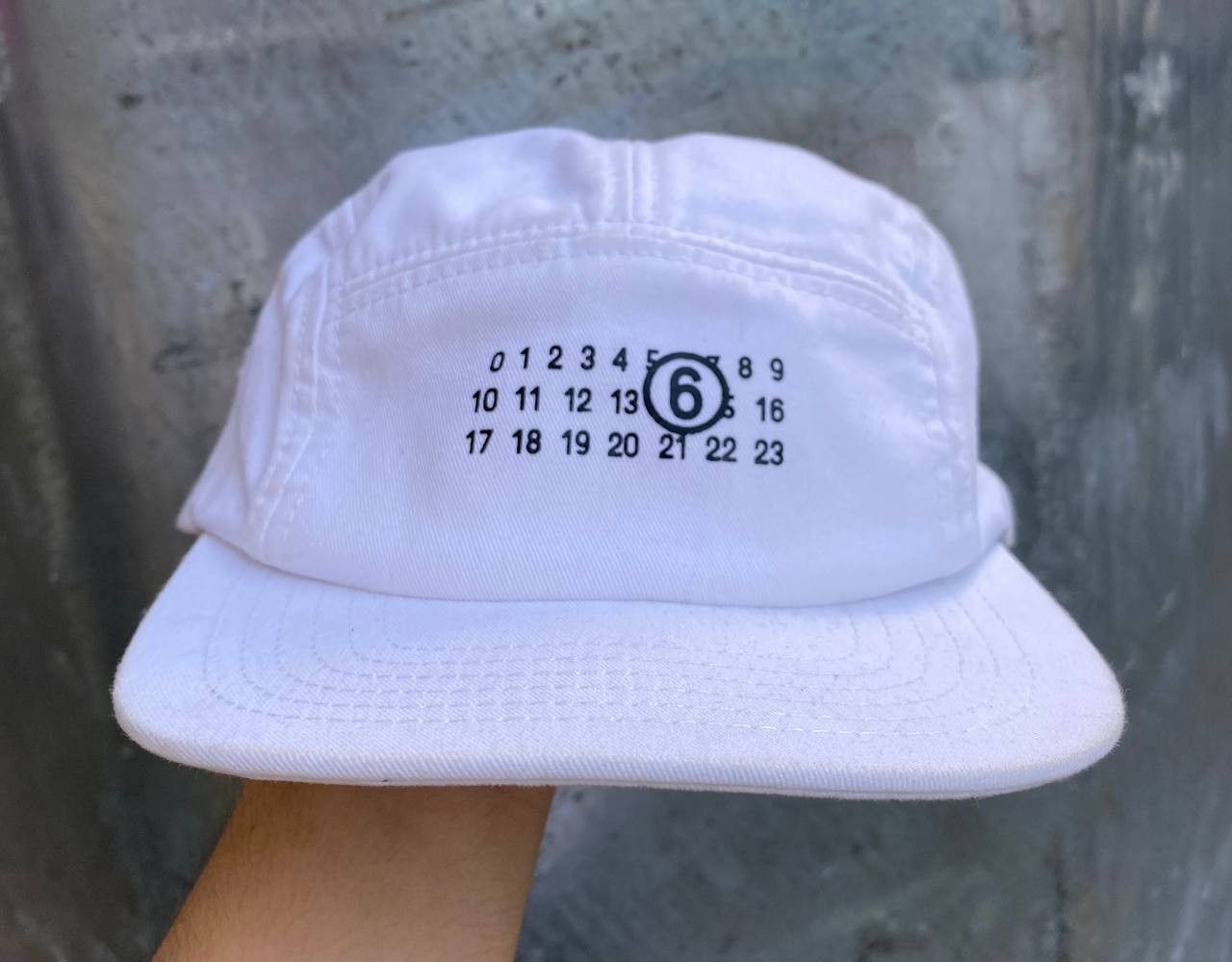 MM6 Maison Margiela MM6 - Numeric Logo Baseball Hat Size ONE SIZE - 1 Thumbnail