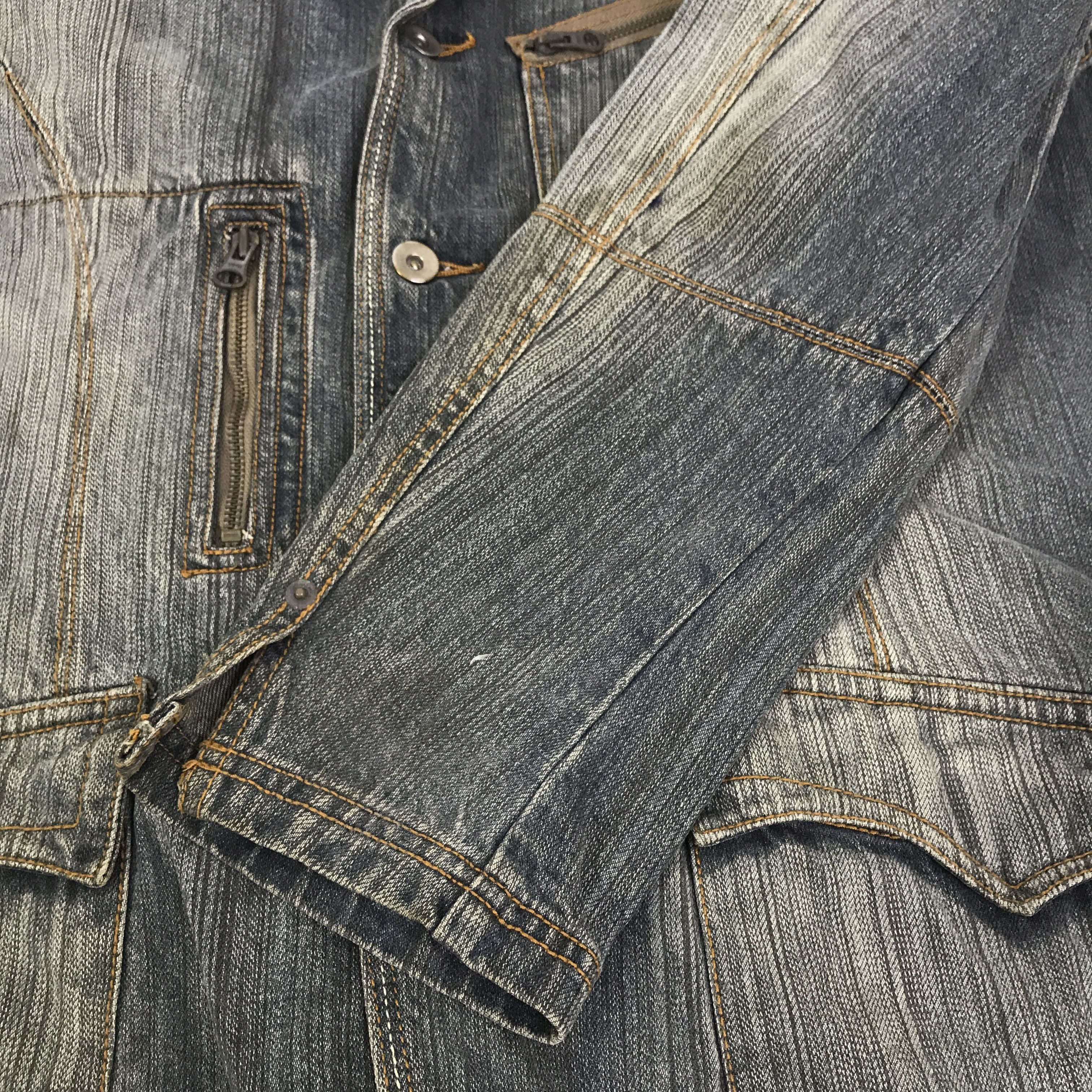 Japanese Brand IKKA JAPAN BUTTON DENIM JACKET K128B9 Size US L / EU 52-54 / 3 - 8 Thumbnail