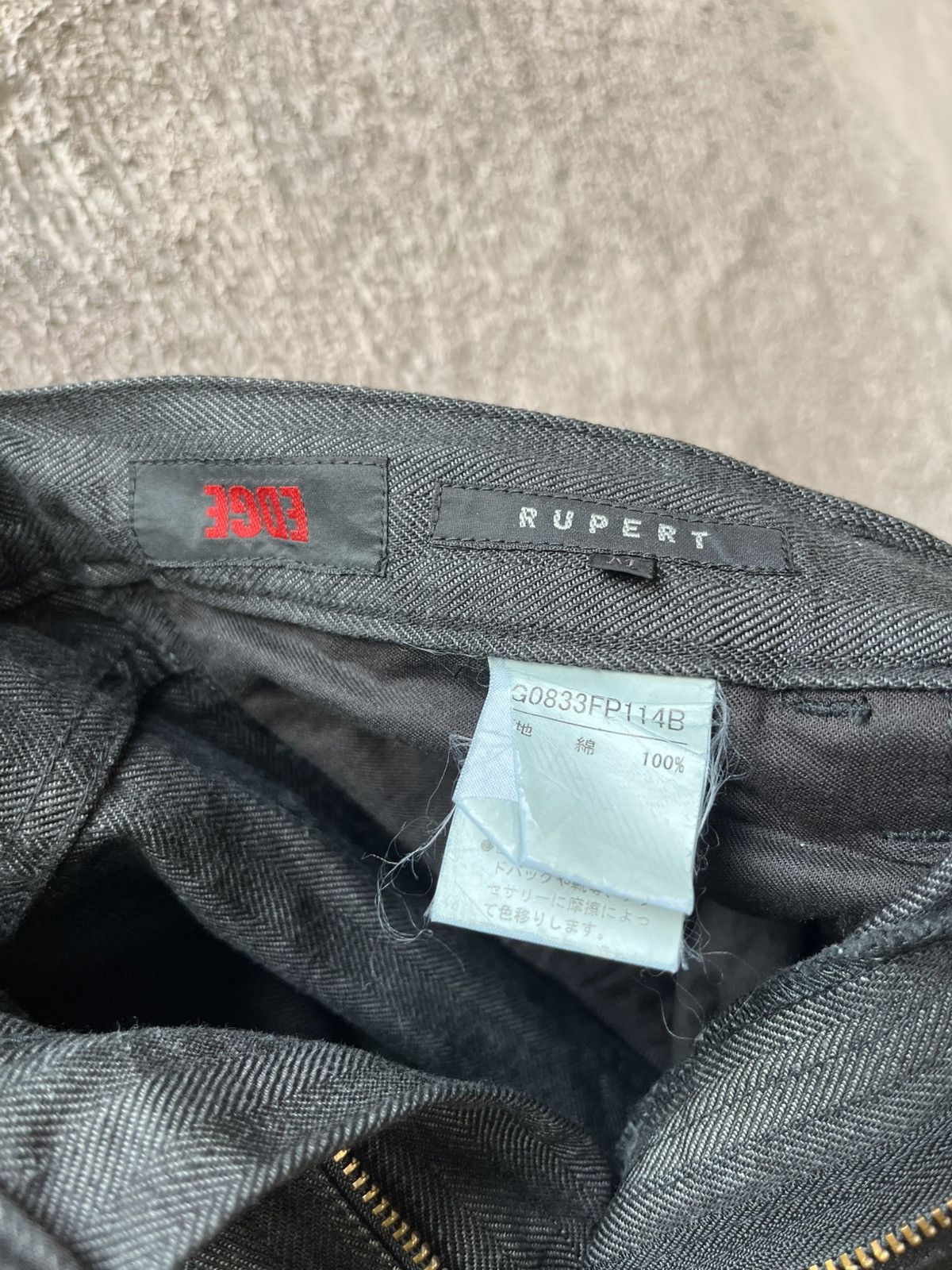 Japanese Brand Edge Rupert Flare Stripe Jeans Size US 32 / EU 48 - 9 Thumbnail