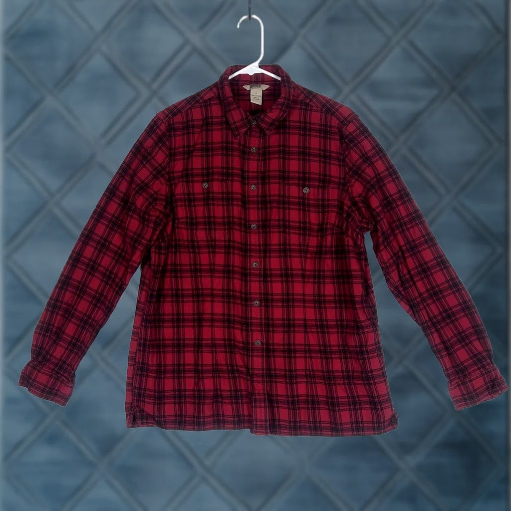 Vintage Duluth Plaid Long Sleeve Button-Up Shirts Mens Size L Red L/S Size US L / EU 52-54 / 3 - 1 Thumbnail