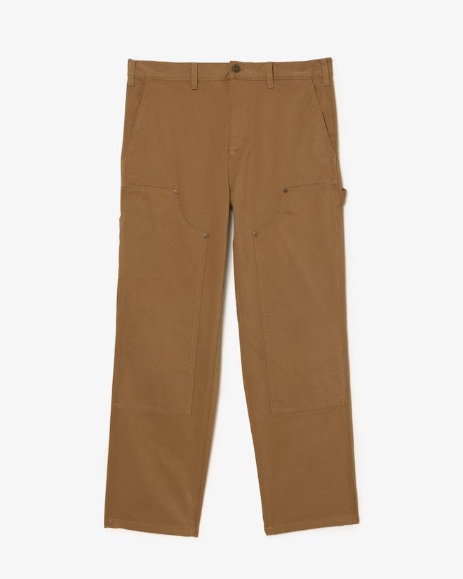 Lacoste 32 Lacoste Straight Fit Cotton Twill Cargo Pants Brown Size US 32 / EU 48 - 2 Thumbnail