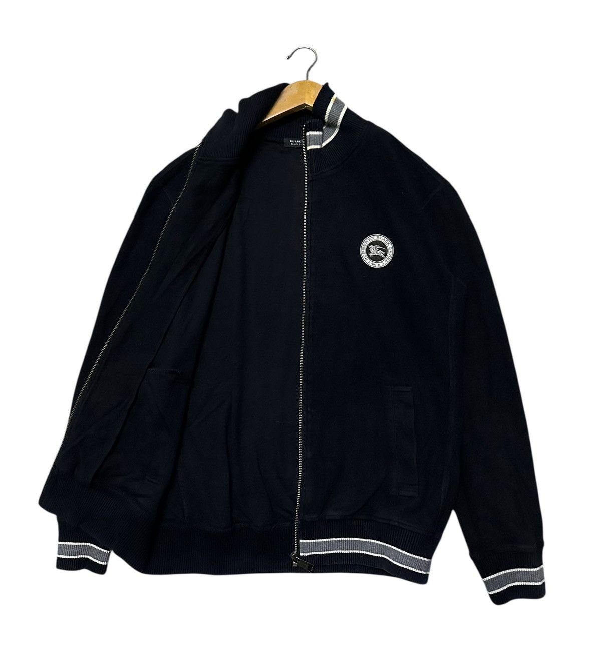 Burberry Burberry black label full zipper black jacket Size US M / EU 48-50 / 2 - 3 Thumbnail