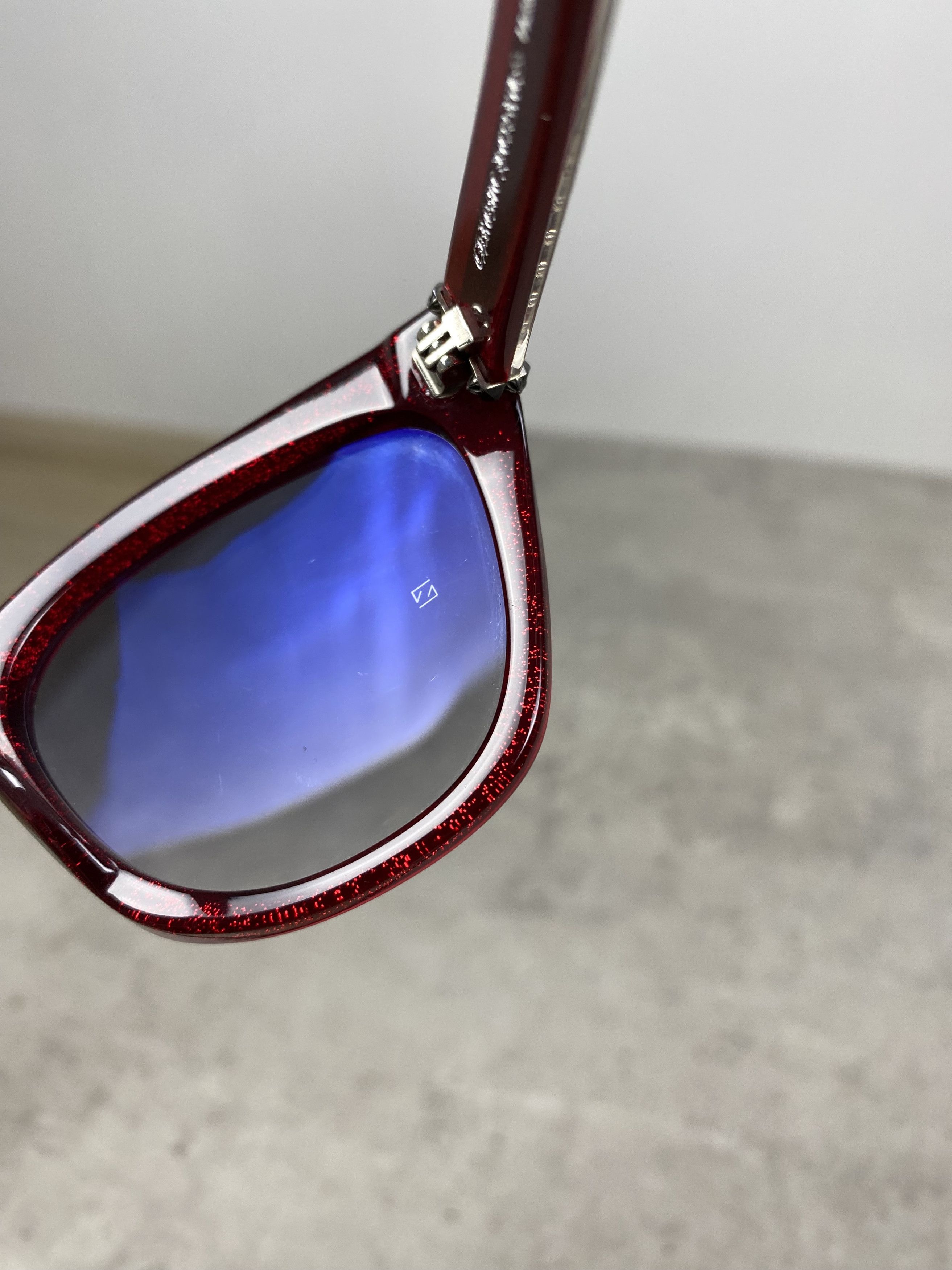 Chrome Hearts Chrome Hearts GLITTER GOO II RCRYS Sunglasses Red Size ONE SIZE - 16 Thumbnail