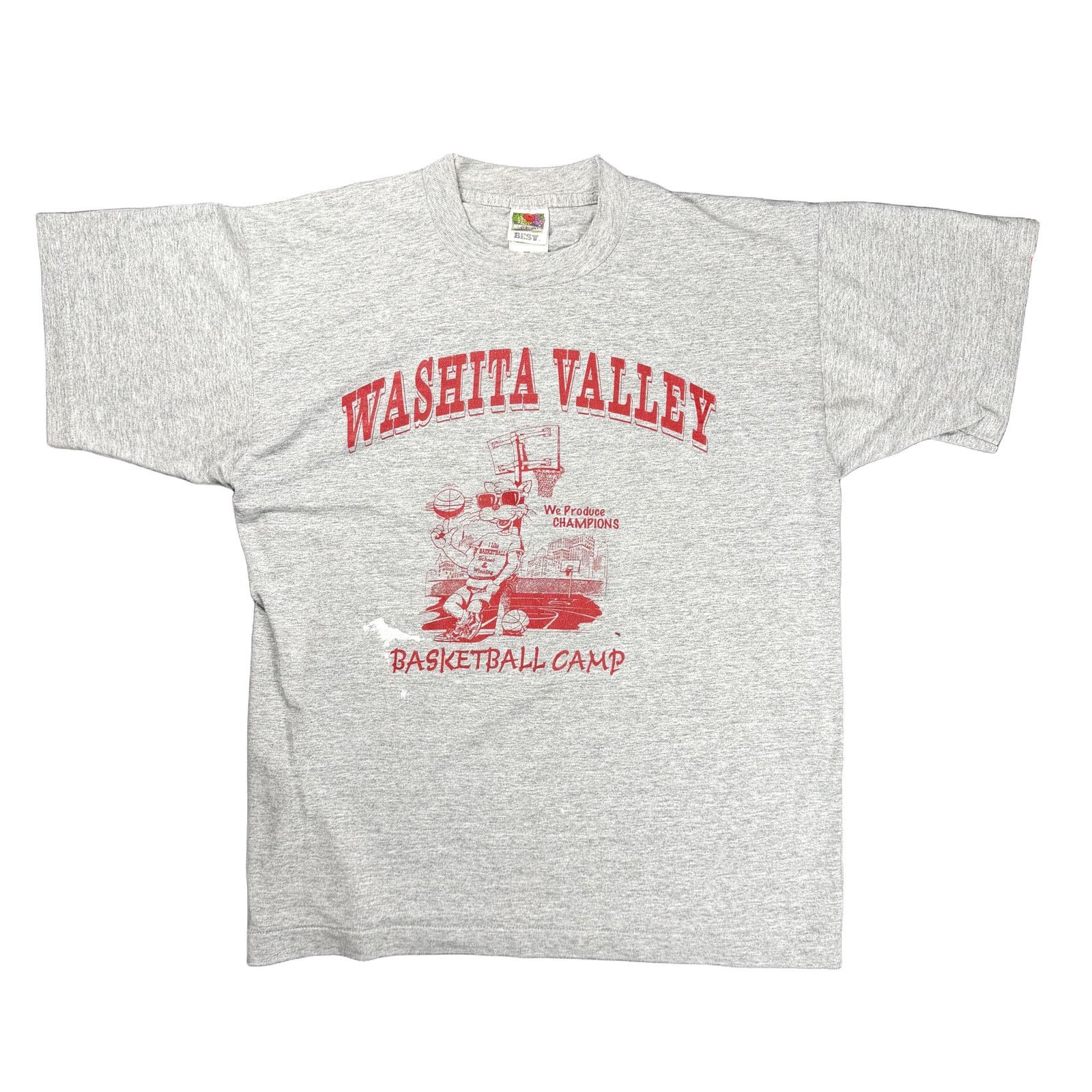 Vintage Vintage Washita Valley Basketball Camp Tee L Single Stitch Size US L / EU 52-54 / 3 - 2 Thumbnail