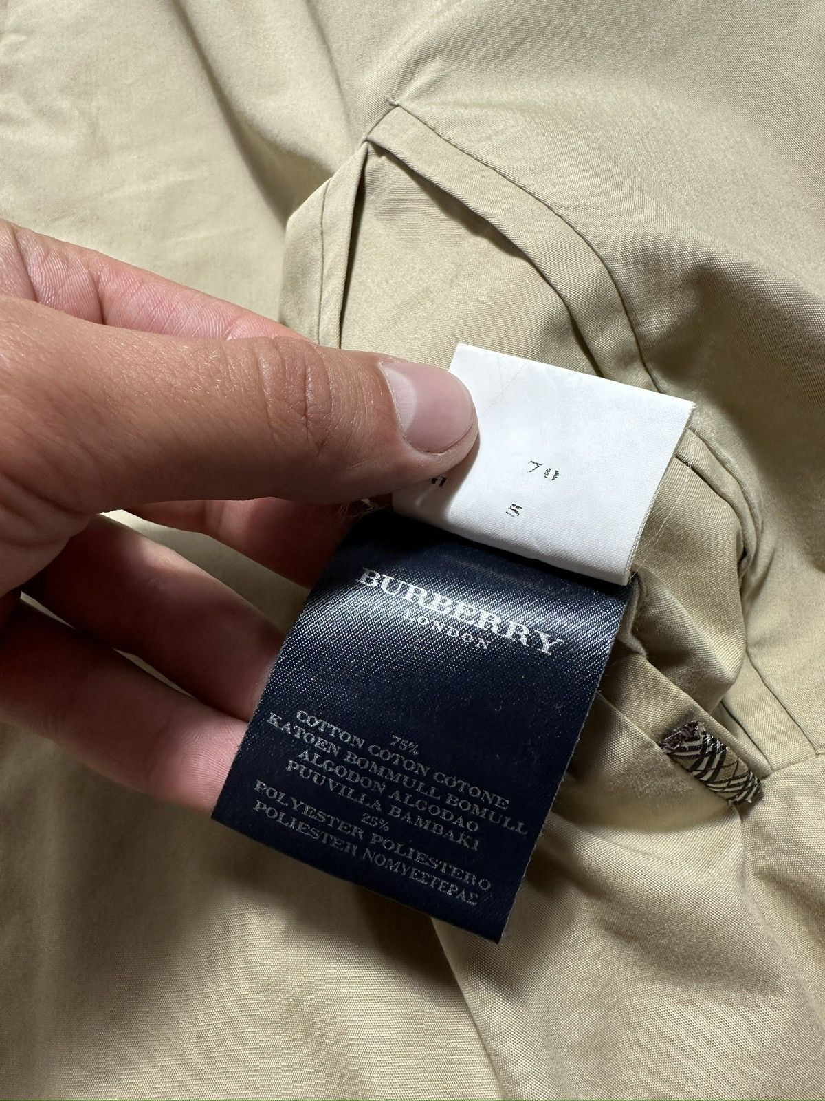 Burberry Mens Vintage Monogram Jacket Burberry London 90s Size US M / EU 48-50 / 2 - 11 Thumbnail