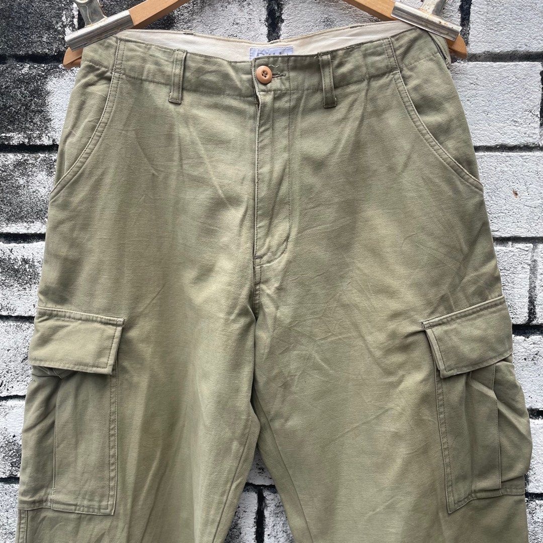 Japanese Brand × Vintage Size 30 Cargo Pant Army Pant in Khaki Size US 30 / EU 46 - 3 Thumbnail