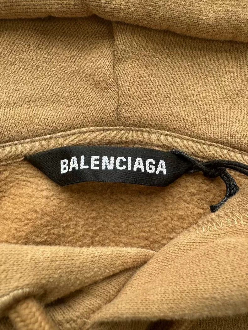 Balenciaga Balenciaga Khaki Double B Embroidered Hoodie Hoodie Long S Size US S / EU 44-46 / 1 - 4 Thumbnail