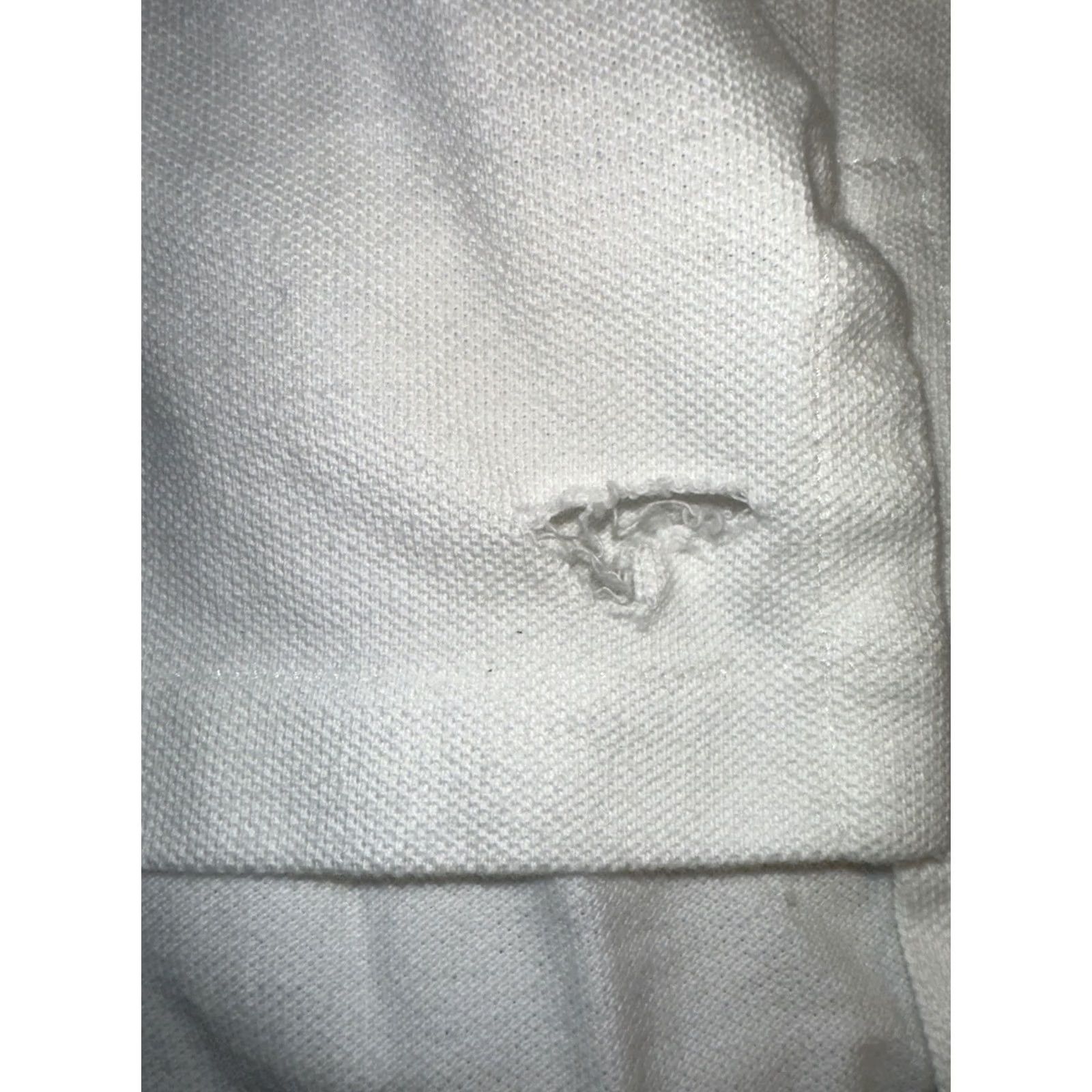 Polo Ralph Lauren VINTAGE Polo Ralph Lauren Shirt Mens 2XL White Knit Preppy Academic Minimal Size US XXL / EU 58 / 5 - 3 Thumbnail
