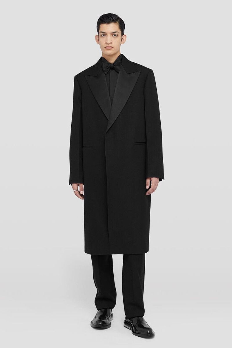 Jil Sander o1loc1c0426 Tailored Coat in Black Size US XL / EU 56 / 4 - 2 Thumbnail