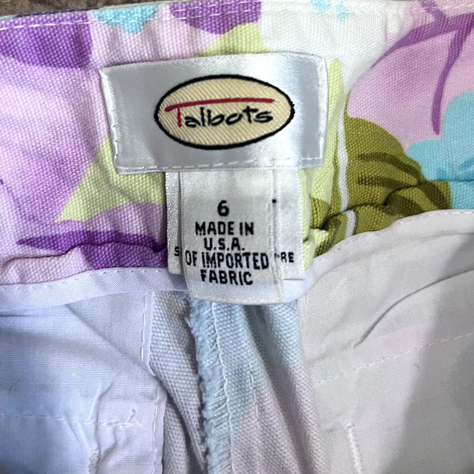 Vintage Vintage Women's Flower Power Talbots Pants 6 Size 28" / US 6 / IT 42 - 6 Thumbnail
