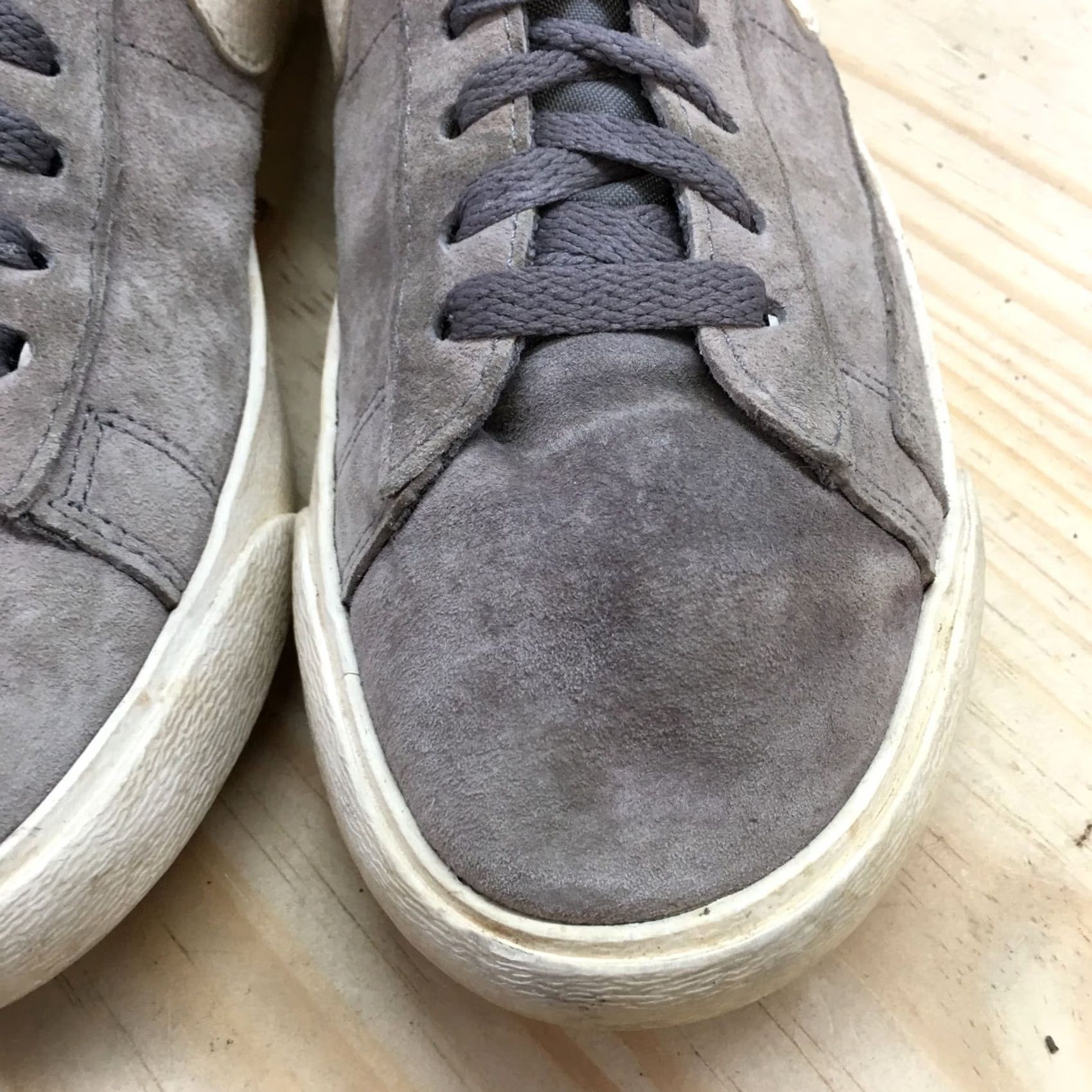 Nike Nike Womens 7.5 Blazer Mid Suede Lace Up Sneakers Gray US Size 7.5 - Athletic Wear Size M / US 6-8 / IT 42-44 - 5 Thumbnail