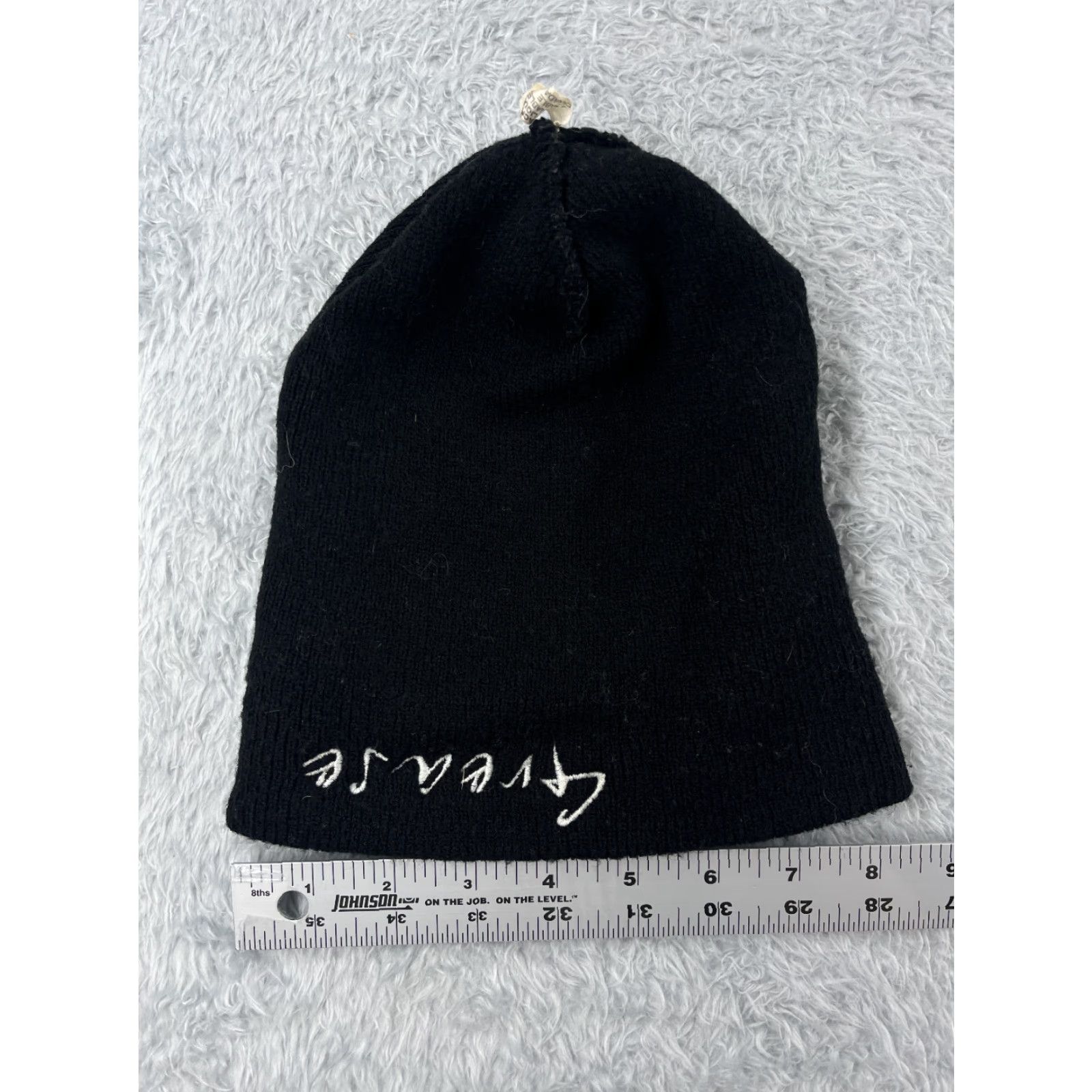 Vintage P.R.C Beanie Toque Adult One Size Black Knit 100% Acrylic Made Canada Knit Beanie Adult Black 100% Acrylic Canada Size ONE SIZE - 4 Thumbnail