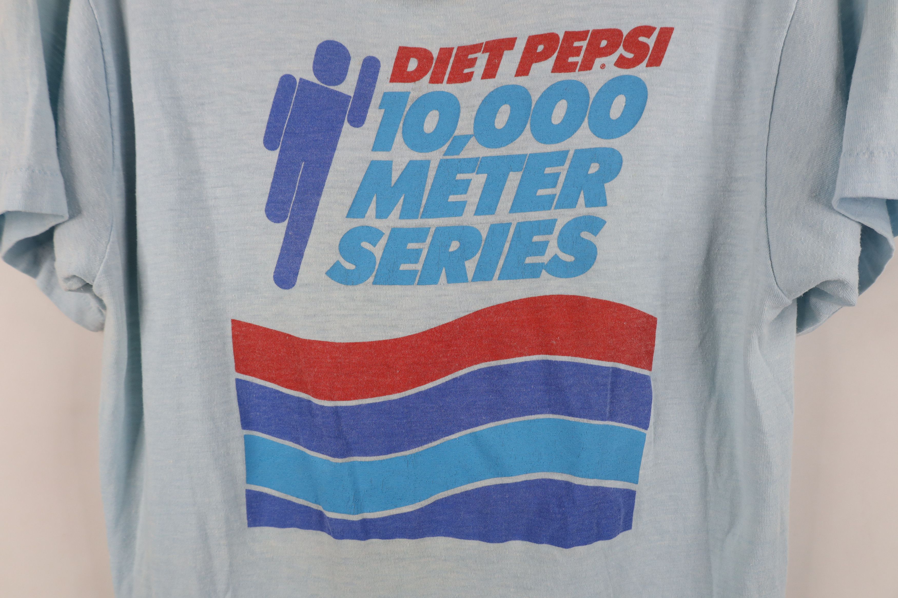 Vintage Vintage 70s Diet Pepsi 10K Road Race Running T-Shirt USA Size L / US 10 / IT 46 - 4 Thumbnail