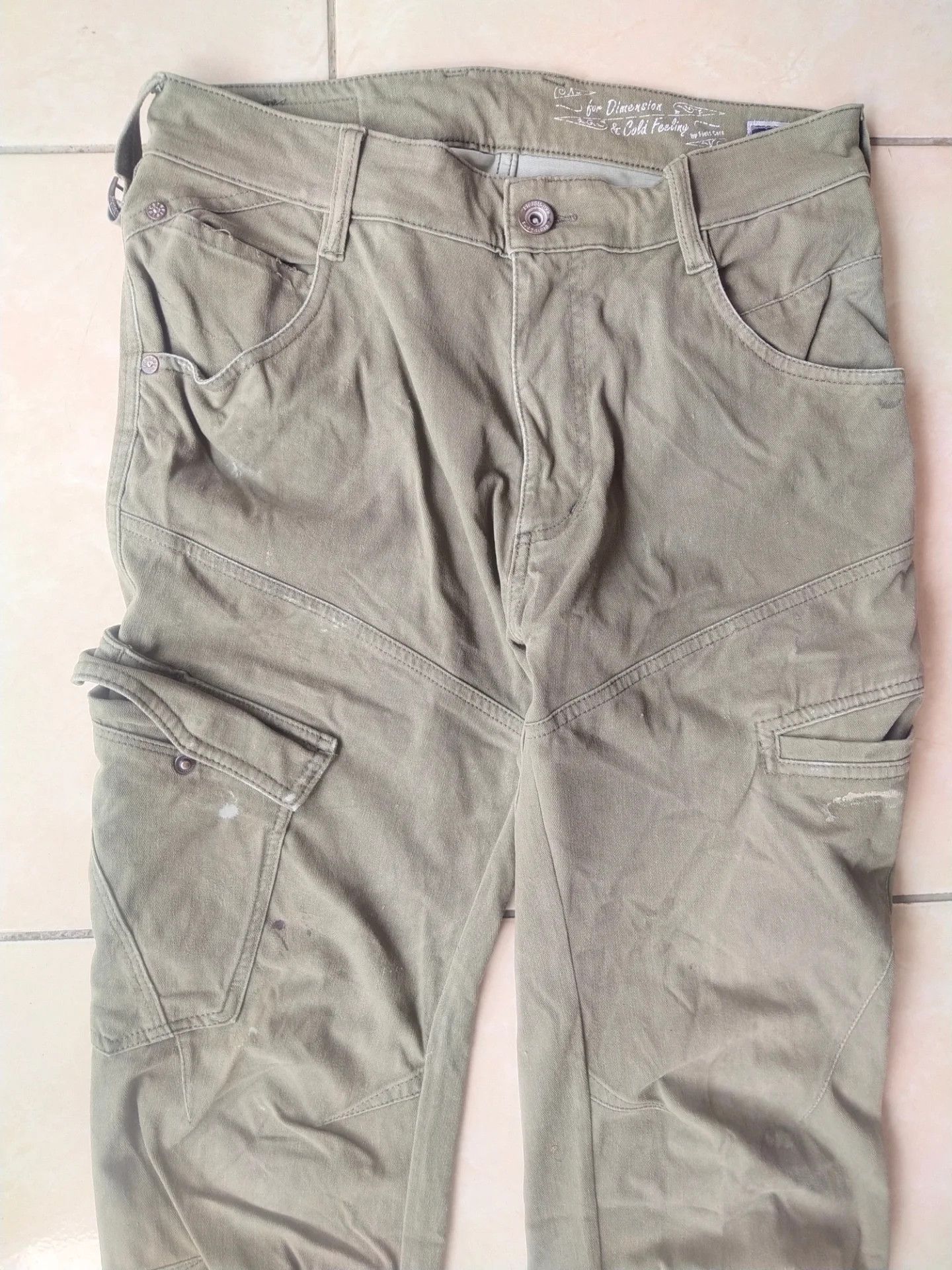 Japanese Brand FieldCore Workman Japan Aero Light Stretch Cargo Pants Size US 29 - 2 Thumbnail