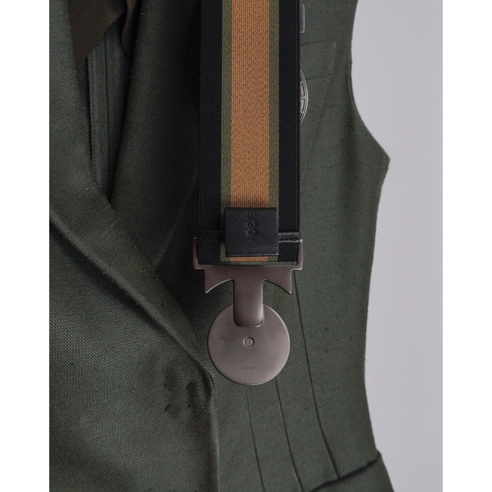 Versace Rare versace medusa military khaki dress jacket Size S / US 4 / IT 40 - 10 Thumbnail