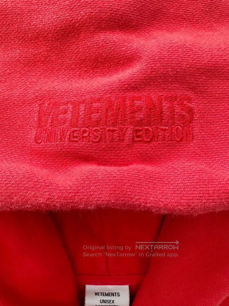 Vetements Vetements Academic Style Printed Hoodie Size US S / EU 44-46 / 1 - 5 Thumbnail