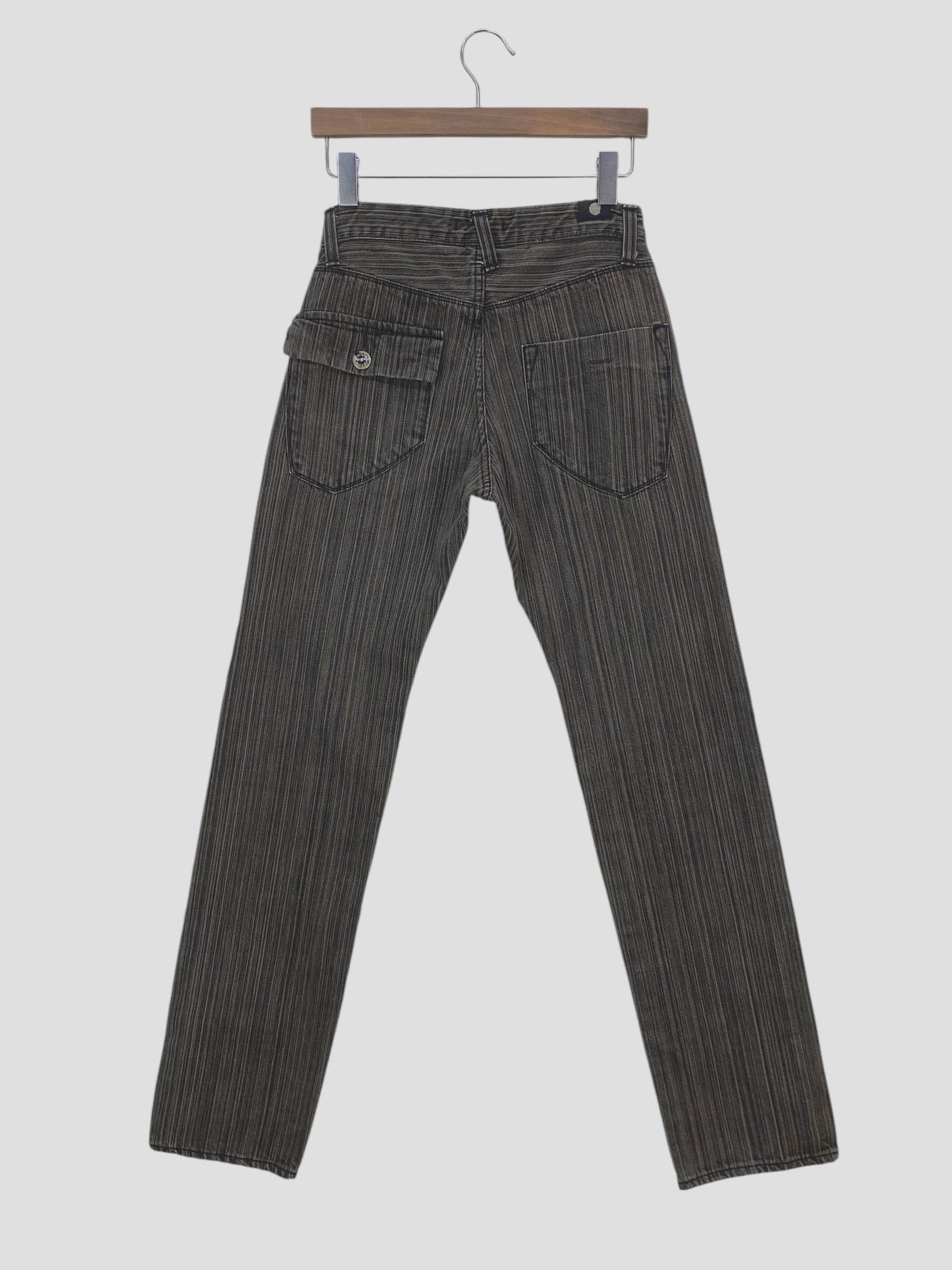 Japanese Brand Blueway Jeans Stripes Hickory Jeans Size US 28 / EU 44 - 1 Thumbnail