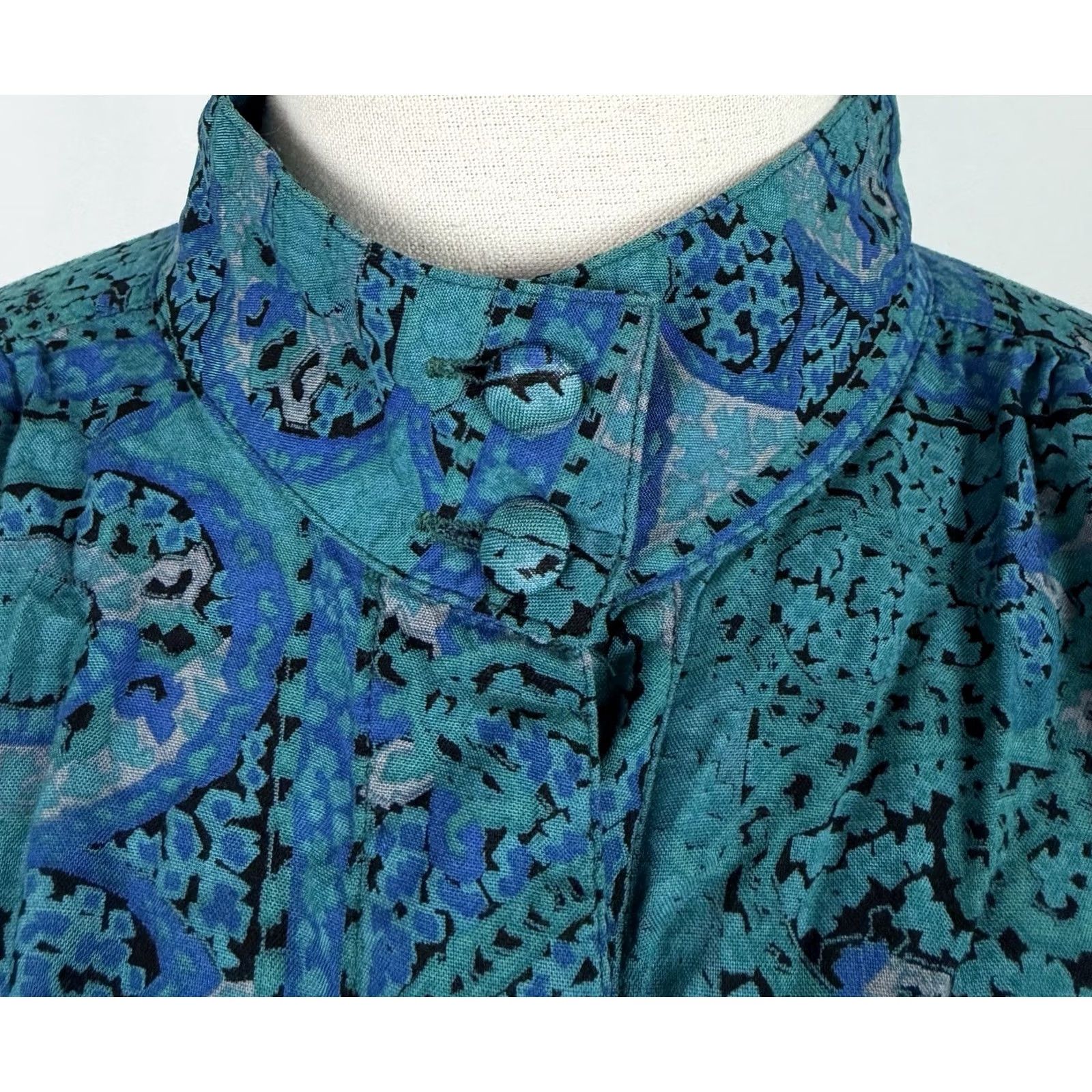 Vintage VINTAGE Carole Little Blouse Womens XS? No Size? - This is unclear; cannot add. Size M / US 6-8 / IT 42-44 - 4 Thumbnail