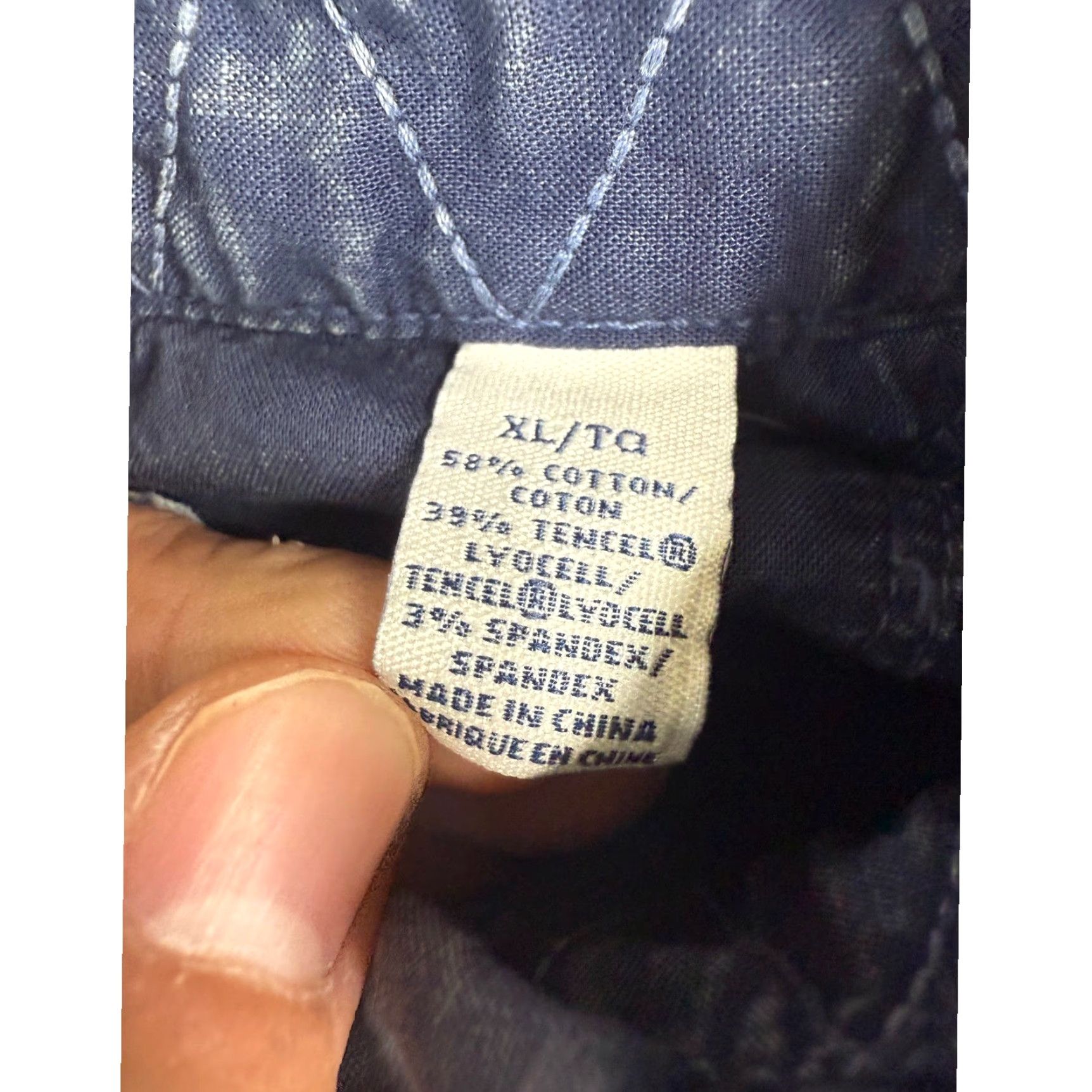 Tommy Bahama Tommy Bahama Jeans Long Sleeve Polo Shirt Denim Specialist XL Men Blue Den Inc Indigo Wash Casual Shirt 3-Button Mens Size US XL / EU 56 / 4 - 3 Thumbnail