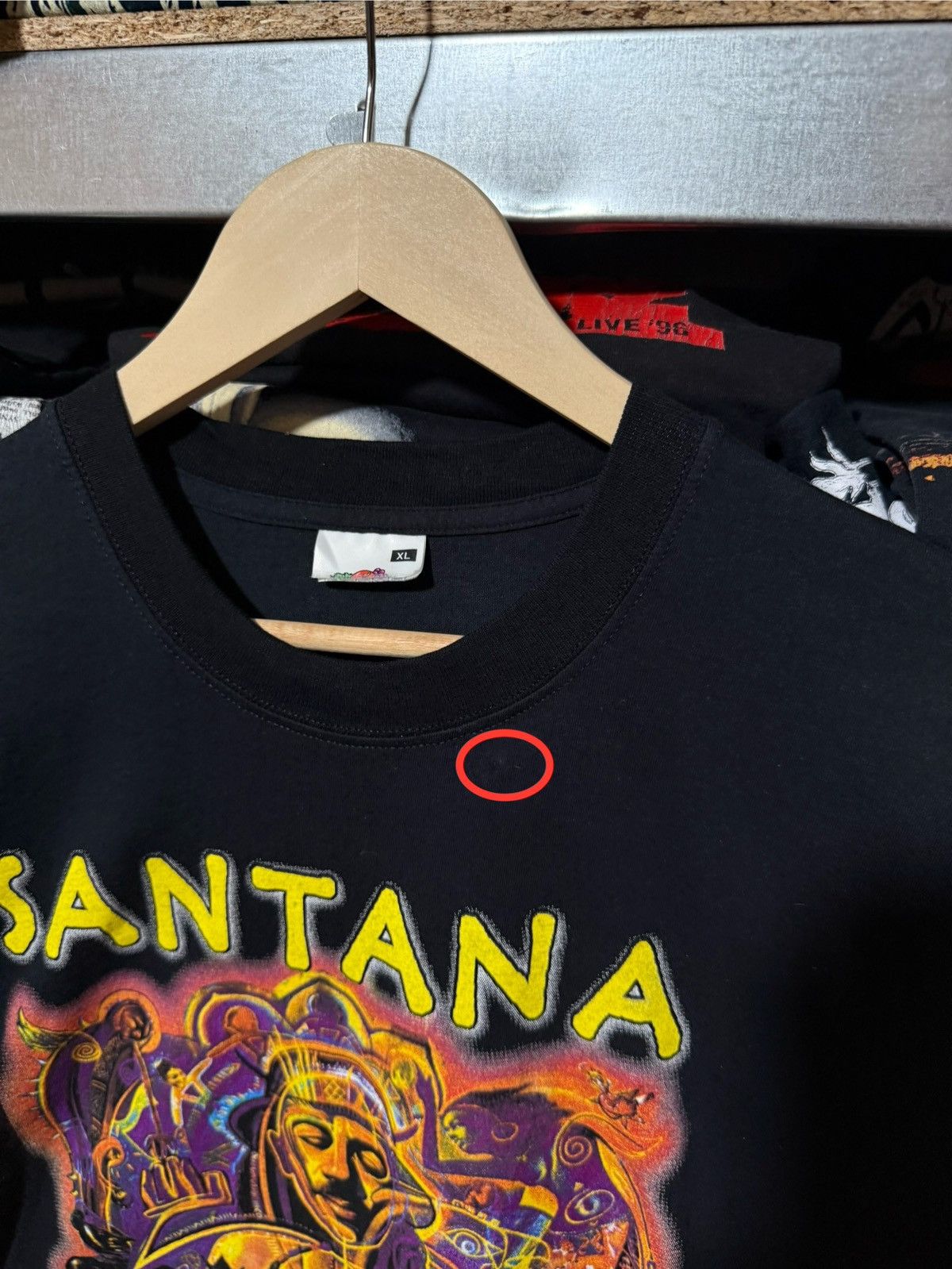 Band Tees Vintage Santana Rock Band Tour 2003 Retro T-Shirt Y2K Hype Size US XL / EU 56 / 4 - 7 Thumbnail