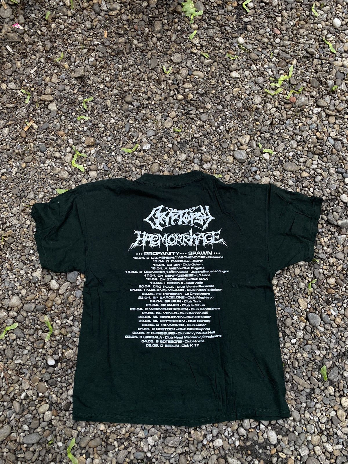 Band Tees × Vintage Vintage 2000s Haemorrhage with Cryptopsy Tour T-Shirt Size US XL / EU 56 / 4 - 2 Thumbnail