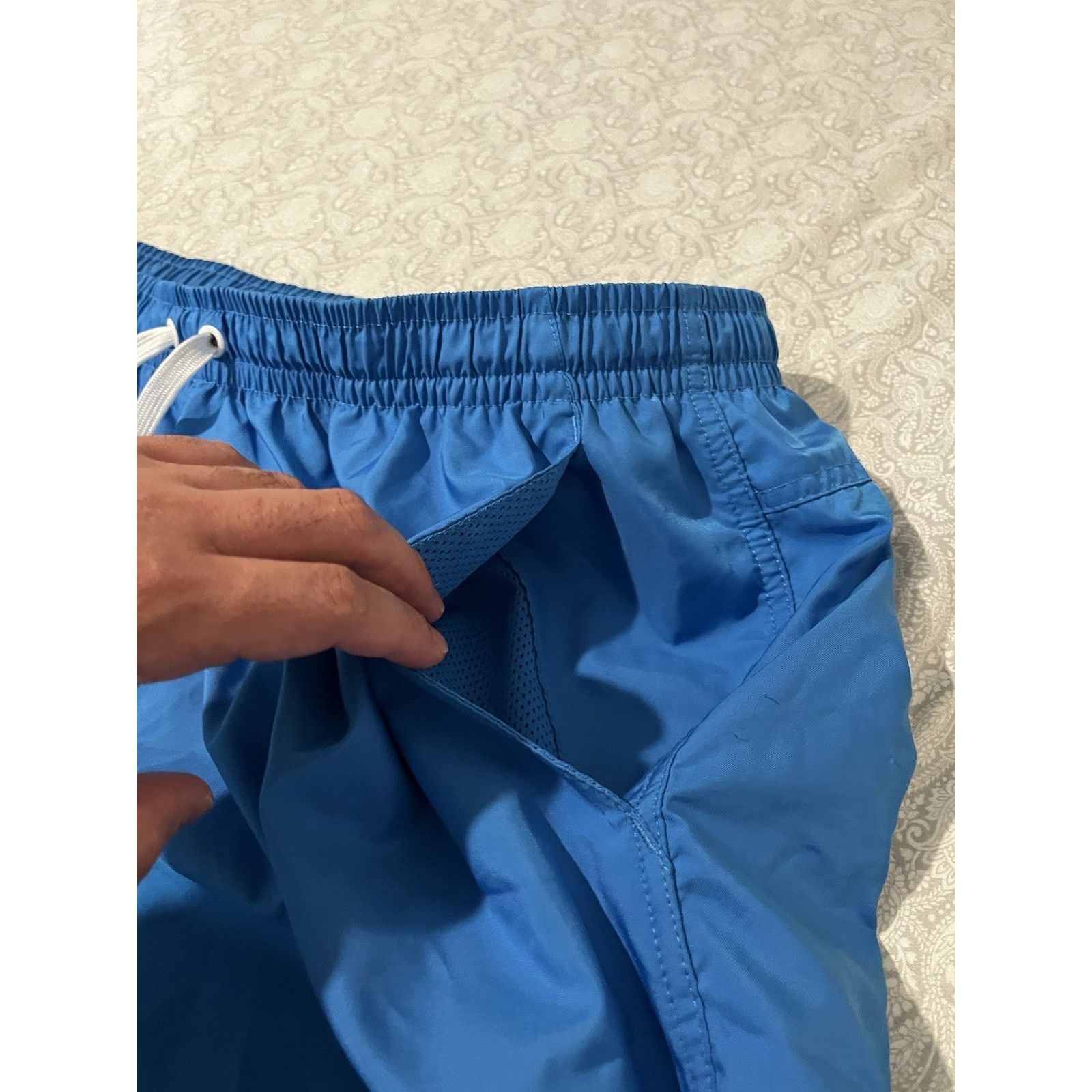 Nike Nike Swim Trunks Men’s XL Blue Mesh Lined Athletic Size US 38 / EU 54 - 7 Thumbnail