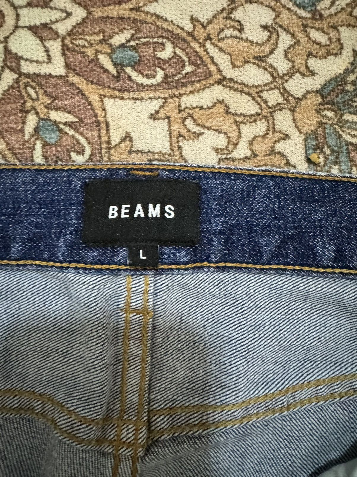 Beams Plus × Japanese Brand × Vintage Vintage Beams Paint Splatter Jeans Size US 35 - 12 Thumbnail