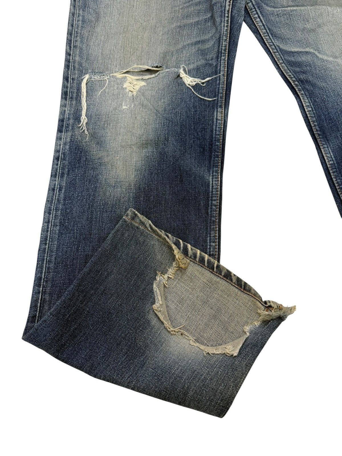 Levi's Vintage Clothing Vintage Levi’s Lot 502 Distressed Nice Design Denim Jeans Size US 32 / EU 48 - 9 Thumbnail