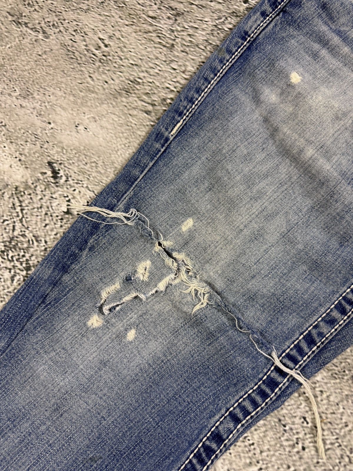 True Religion True Religion Joey jeans vintage denim pants flared blue Size US 31 - 13 Thumbnail