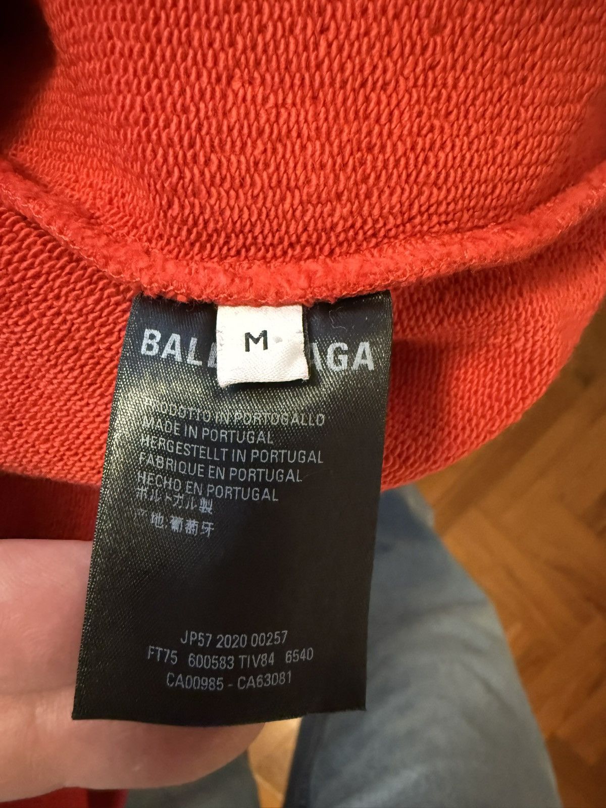 Balenciaga Balenciaga hoodie in red Size US M / EU 48-50 / 2 - 2 Thumbnail