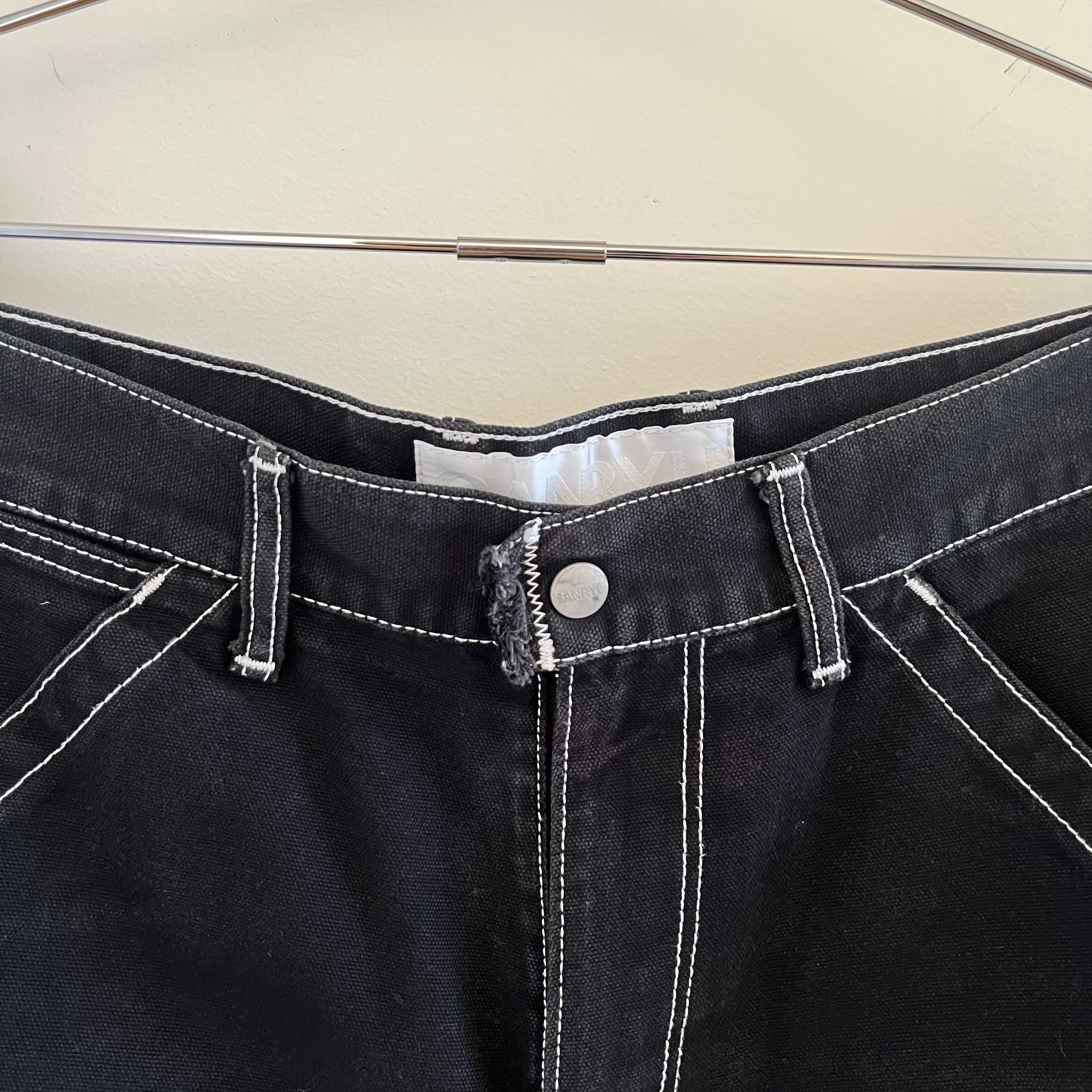 Comme des Garcons × Comme des Garcons Homme Plus × Ganryu CdGHP 2014 Contrast Stitch Shorts Size US 34 / EU 50 - 3 Thumbnail