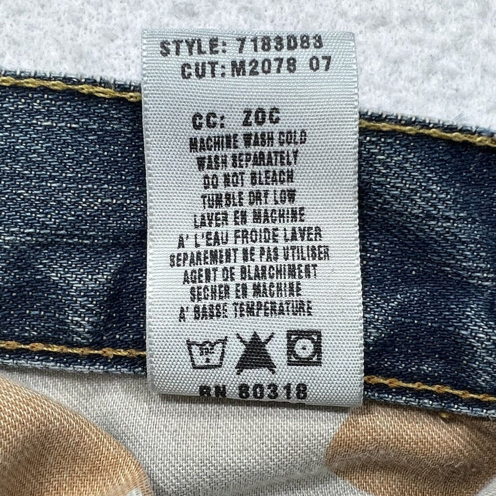 Lucky Brand Vintage Lucky Brand Gene Montesano Boot Cut Denim Jeans USA Size US 36 / EU 52 - 16 Thumbnail