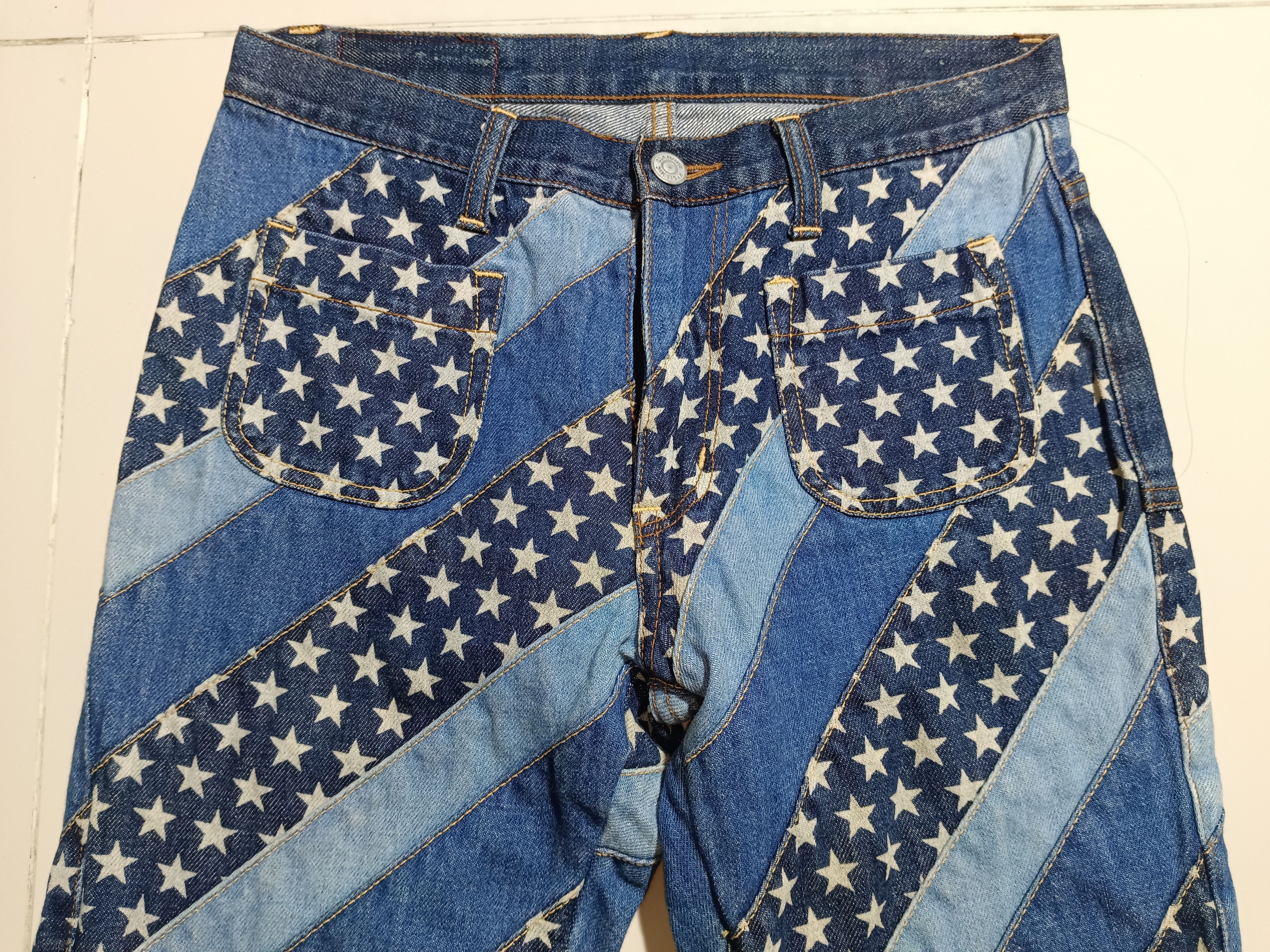 Hysteric Glamour Vintage 90s Hysteric Glamour Star Jeans Size US 28 / EU 44 - 3 Thumbnail