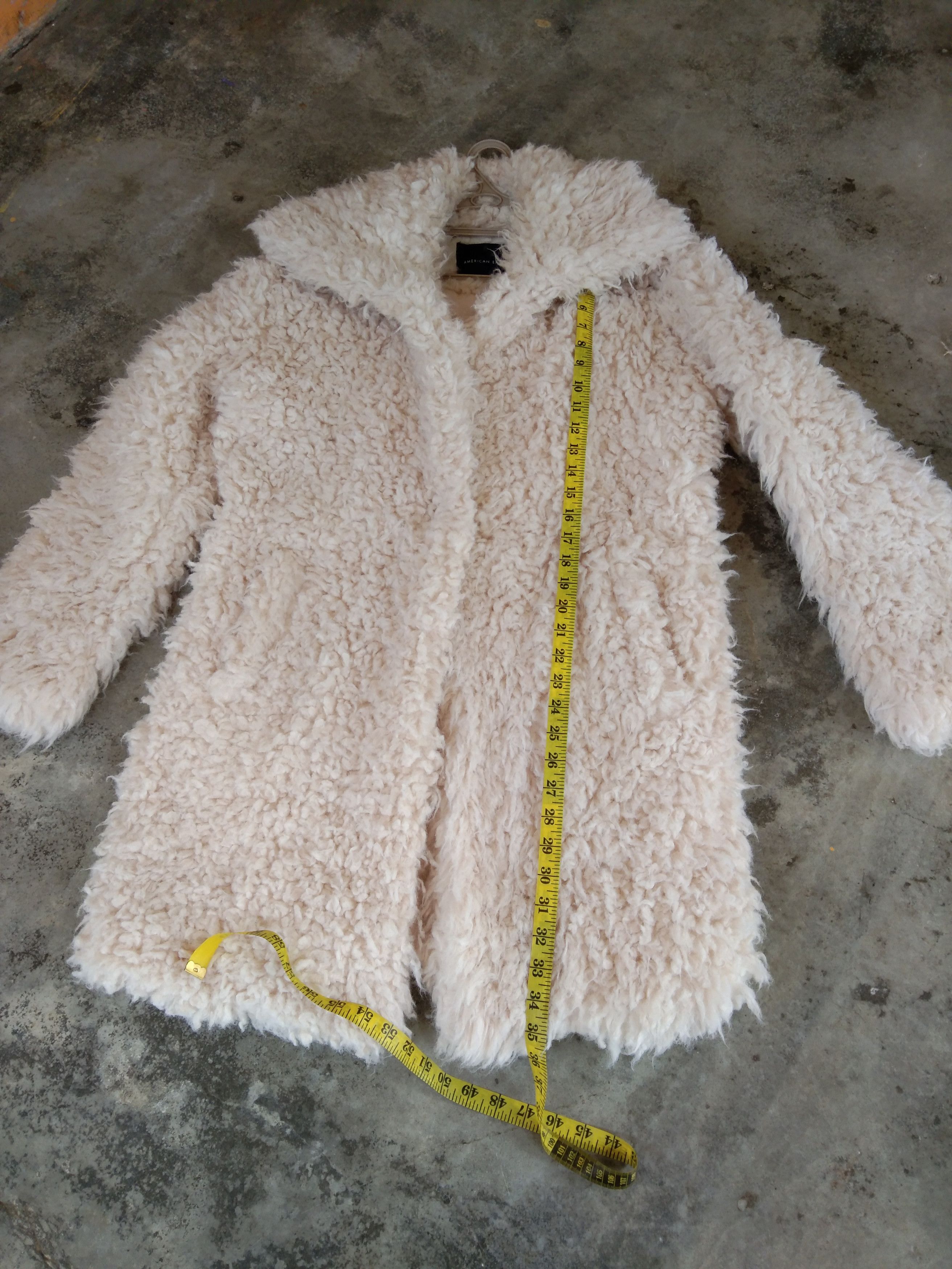 American Eagle Outfitters AW AMERICAN EAGLE FAUX FUR LONG CARDIGAN Size S / US 4 / IT 40 - 6 Thumbnail