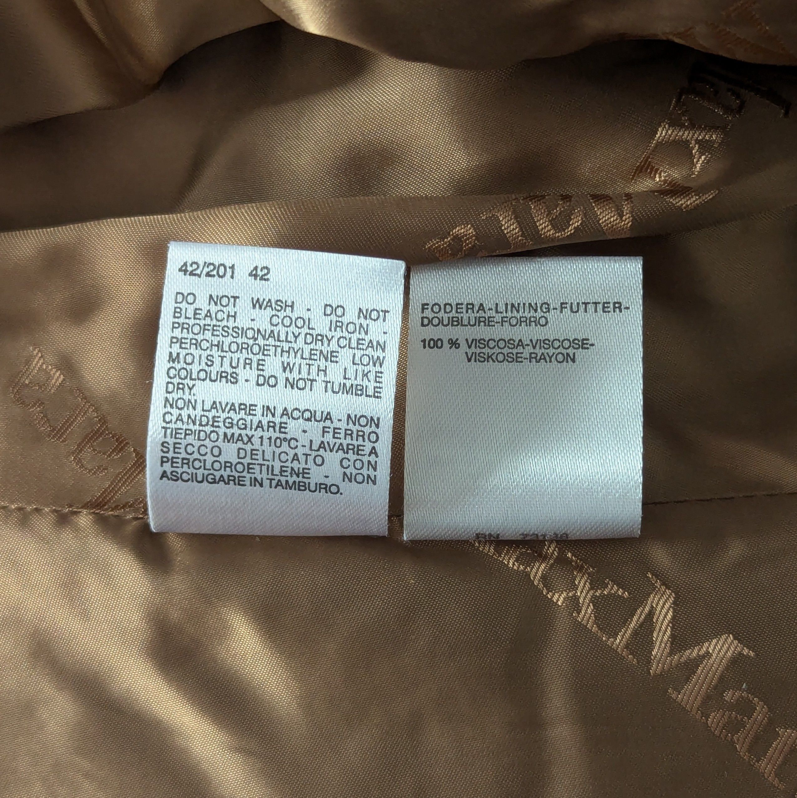 Max Mara Max Mara Long Virgin Wool Coat Black Brown Made In Italy Size M / US 6-8 / IT 42-44 - 23 Thumbnail