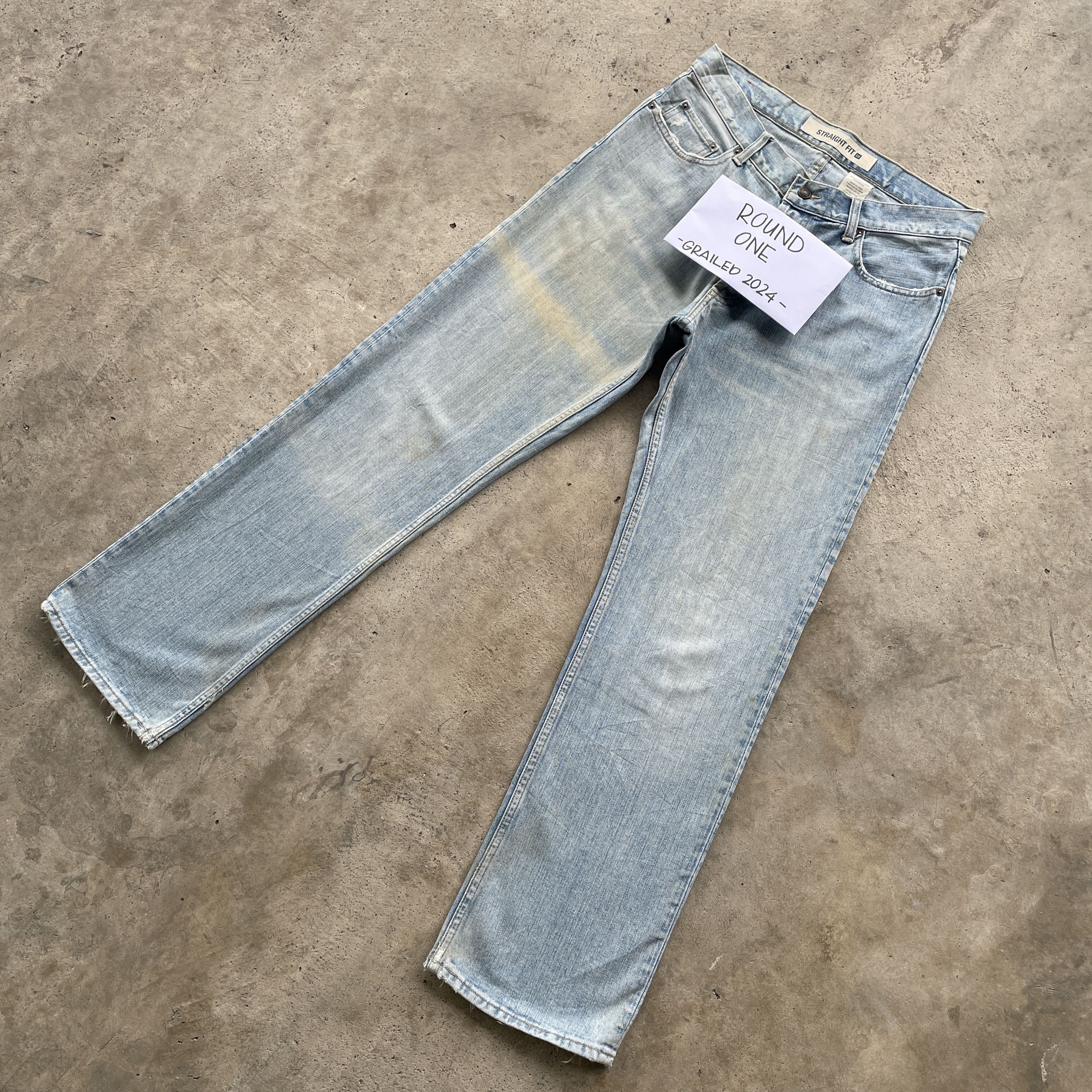Gap × Jean W32x31.5💥 Vintage 1969 Gap Denim Faded Jeans Pants Size US 32 / EU 48 - 1 Thumbnail