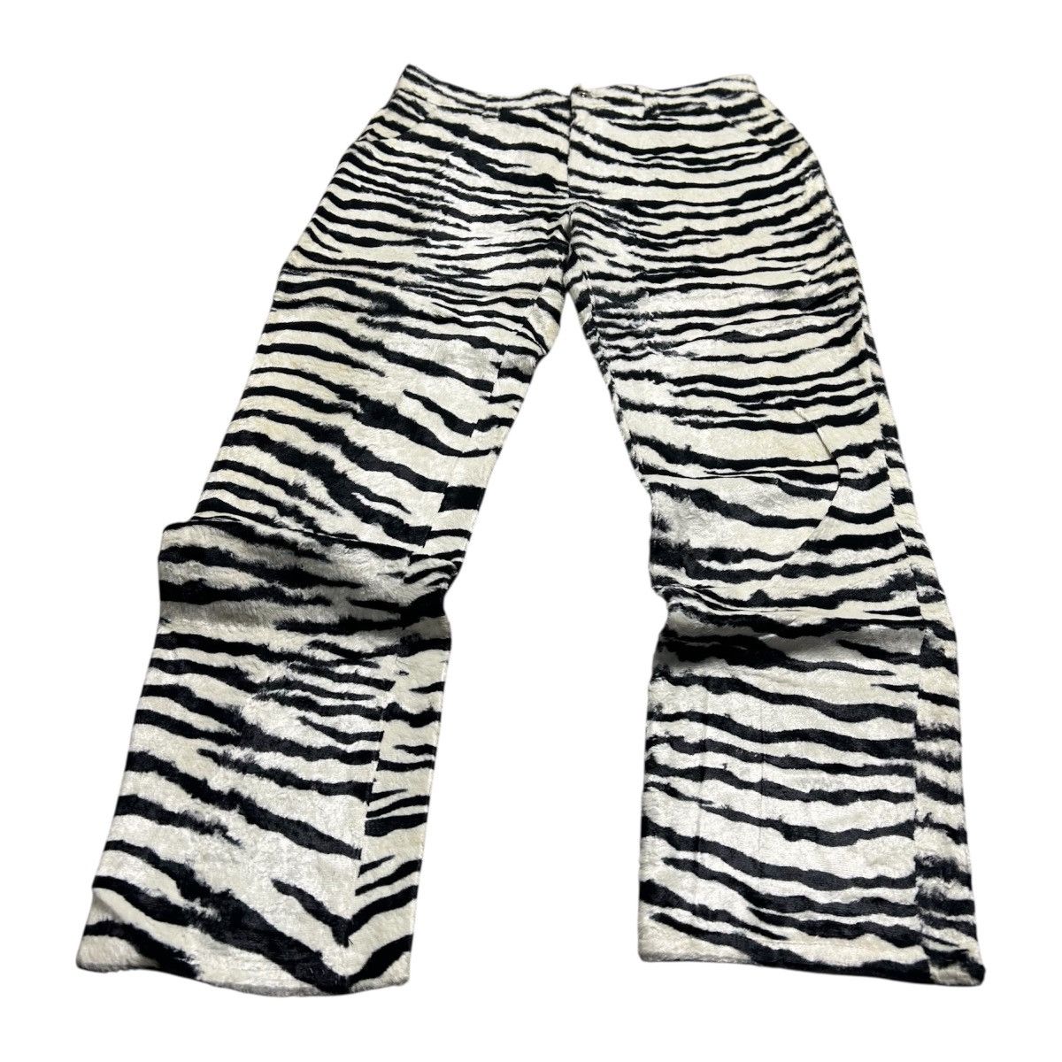 Hysteric Glamour Vintage Pants y2k Hysteric Glamour Stripe BlackWhite Velvet Size US 28 / EU 44 - 2 Thumbnail