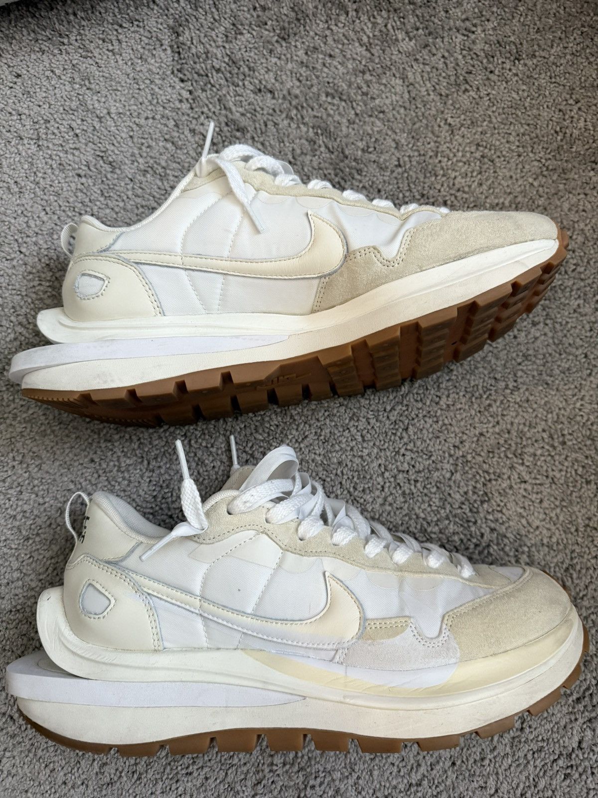 Nike × Sacai Nike x SACAI VaporWaffle white sail gum Size US 10 / EU 43 - 5 Thumbnail