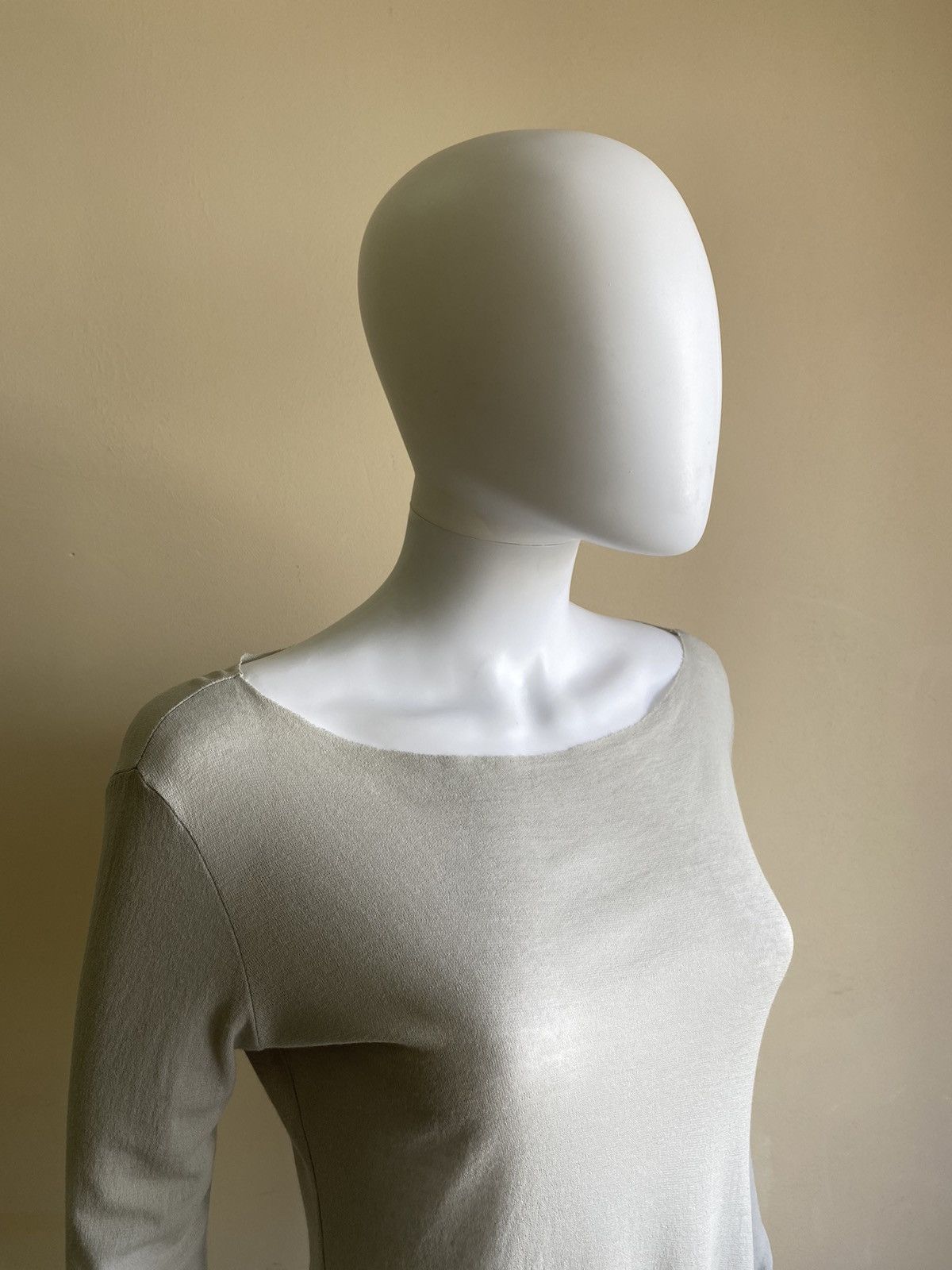 Transit Uomo Transit Par Such Womens Long Sleeve Grey Mesh Top Size 3 Size M / US 6-8 / IT 42-44 - 3 Thumbnail