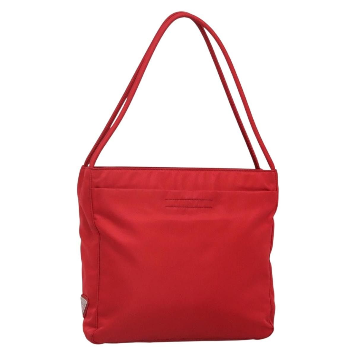Prada PRADA Tote Bag Nylon Red Size ONE SIZE - 1 Thumbnail