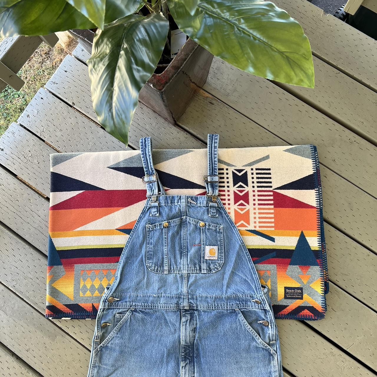 Carhartt Carhartt Dungarees Overalls Bib Carpenter Denim Work Wear Size US 36 / EU 52 - 3 Thumbnail