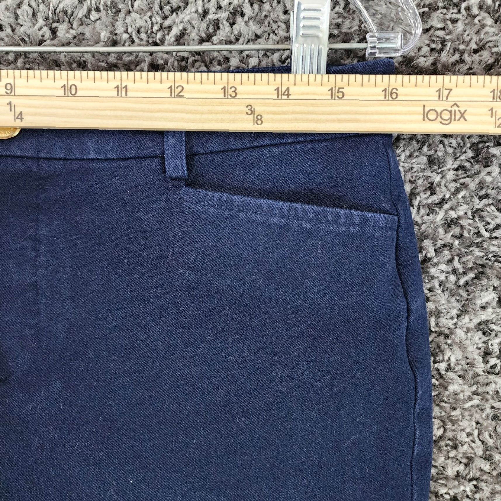Ralph Lauren VINTAGE? No. Actually: Lauren Ralph Lauren Womens Pants Chino Dress 8 Blue 32x28.5 Womens Size 30" / US 8 / IT 44 - 4 Thumbnail