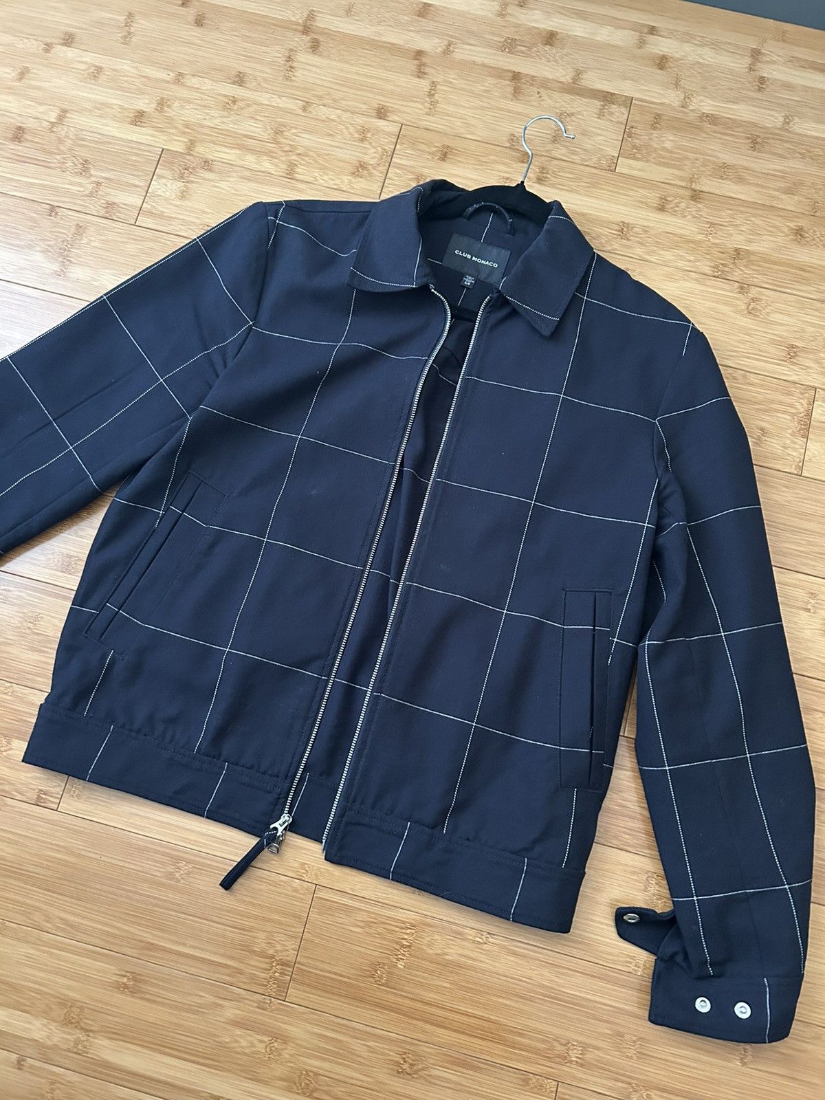 Image of Club Monaco Navy Jacket, Men's (Size Small)