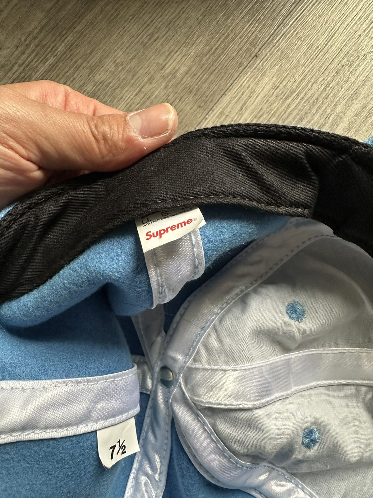 Supreme supreme x ebbets ss23 wool fitted Size ONE SIZE - 4 Thumbnail