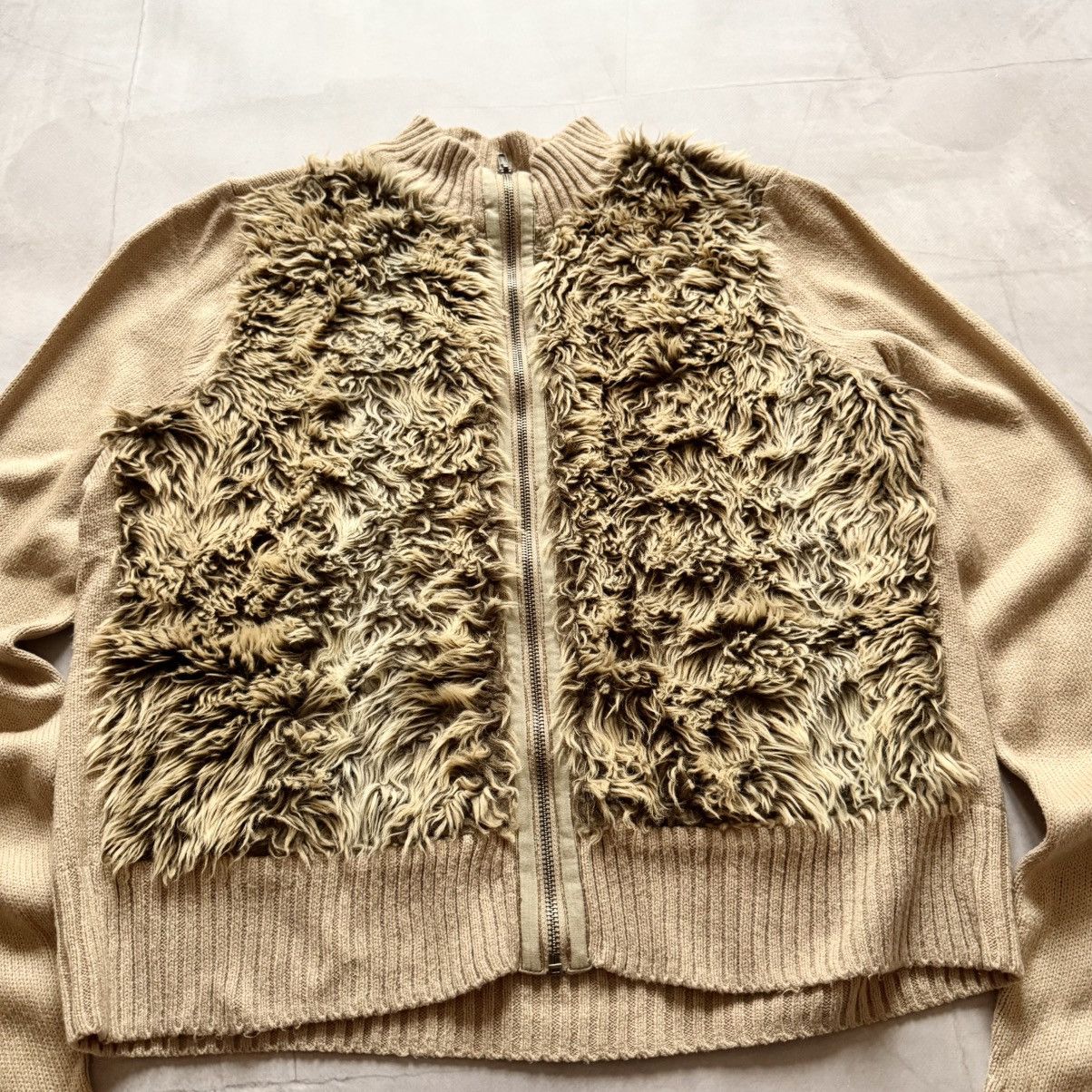 Hysteric Glamour × Undercover Vintage If Six Was Nine LGB Vibe Fur Zip Sweater Sweatshirt Size US S / EU 44-46 / 1 - 4 Thumbnail