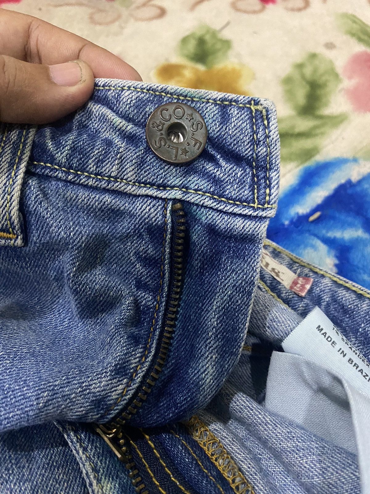 Levi's × Vintage Vintage Levis 518 SuperLow Boot Cut Jeans Size 28" / US 6 / IT 42 - 8 Thumbnail
