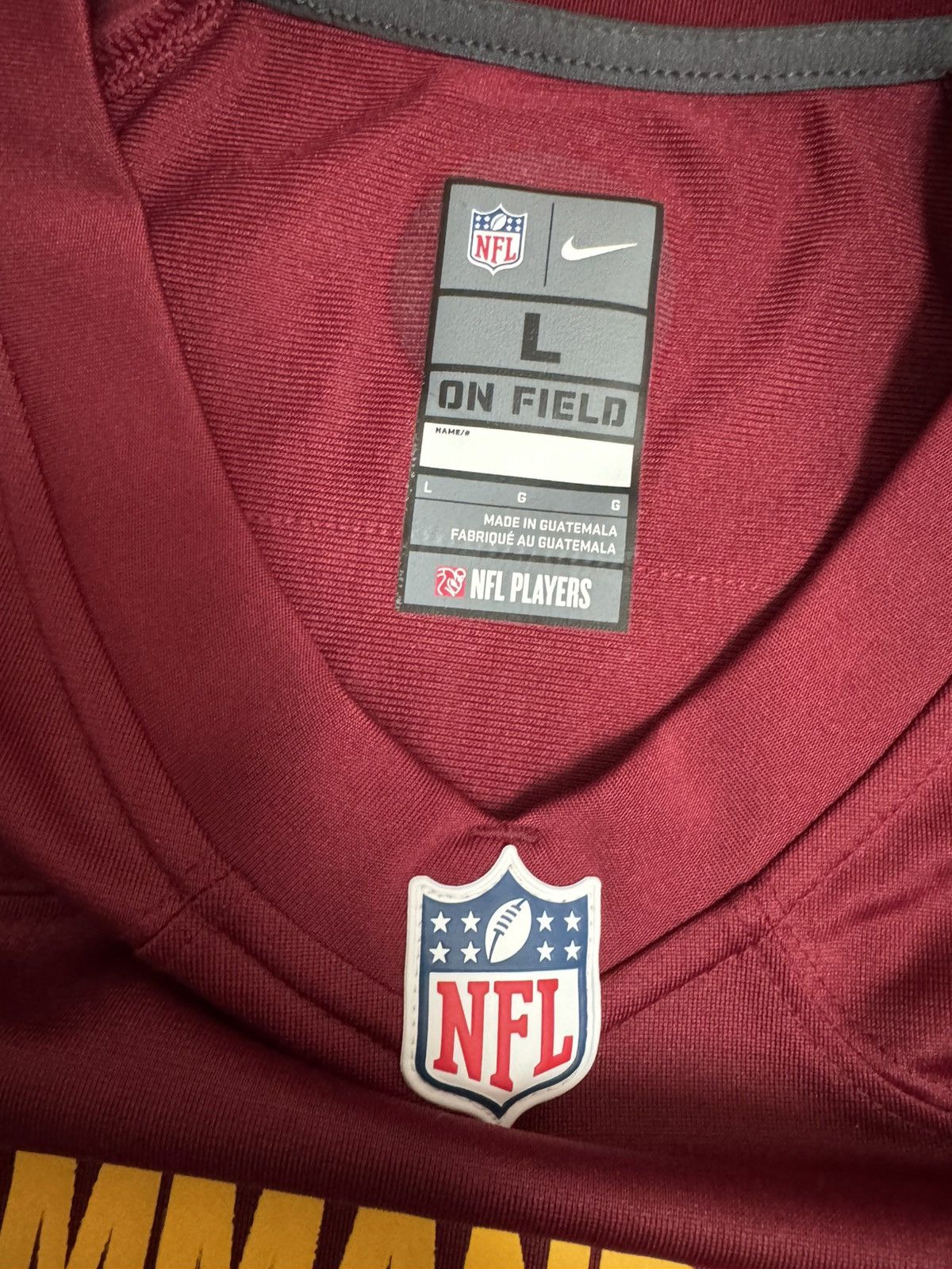 Nike Nike Washington Commanders #1 Jahan Dotson NFL Home Jersey Size US L / EU 52-54 / 3 - 6 Thumbnail