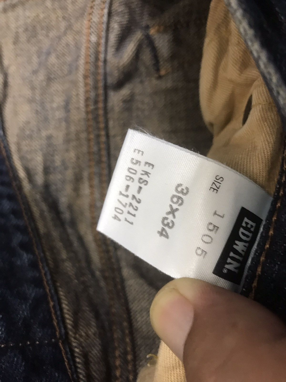 Edwin EDWIN 505z Short Mud Wash Rusty Selvedge Jeans Size US 35 - 8 Thumbnail